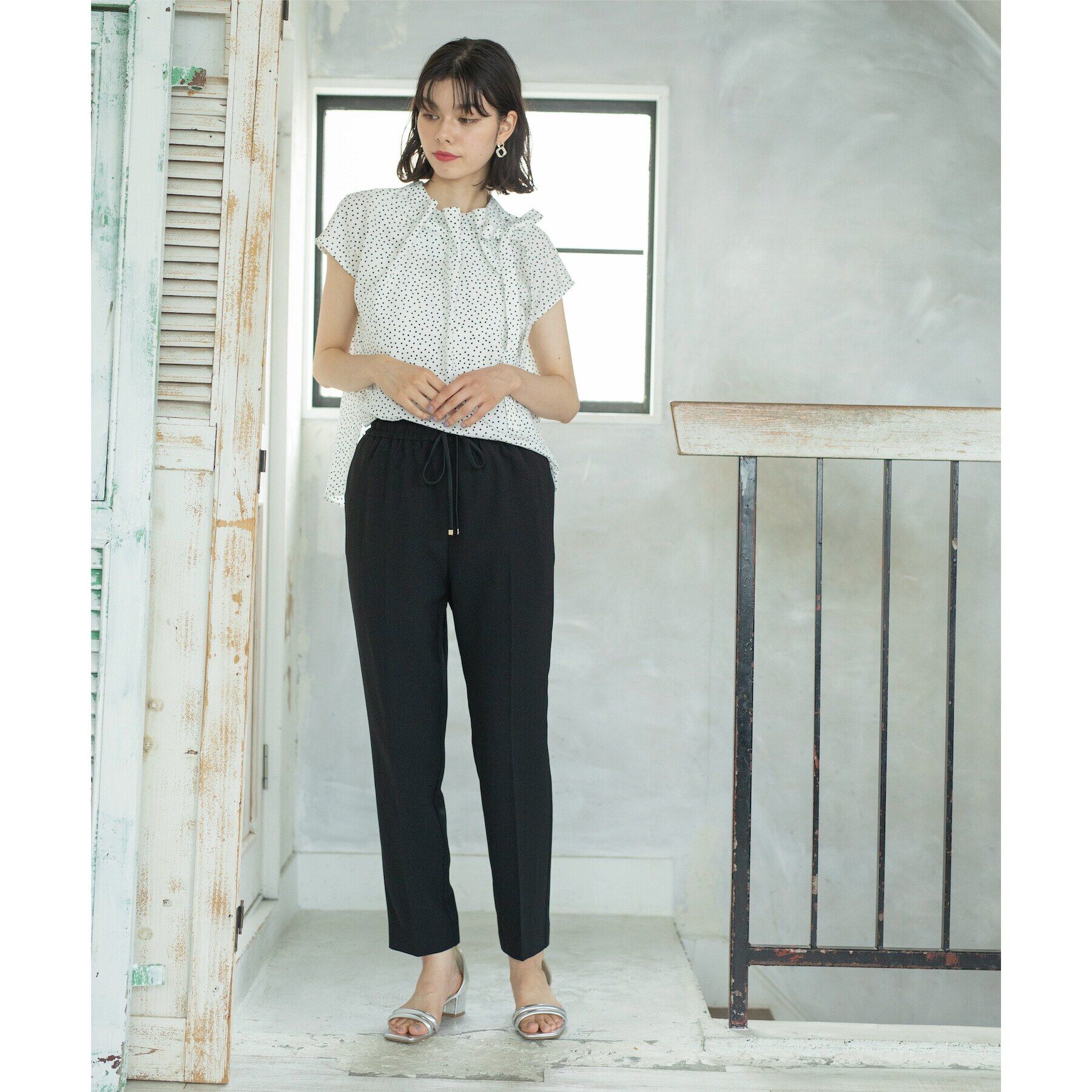 OPAQUE.CLIP「≪SS-LLsize≫ ストレッチ美脚イージーテーパードパンツ/セットアップ対応 【防シワ/抗ピル/」|その他|