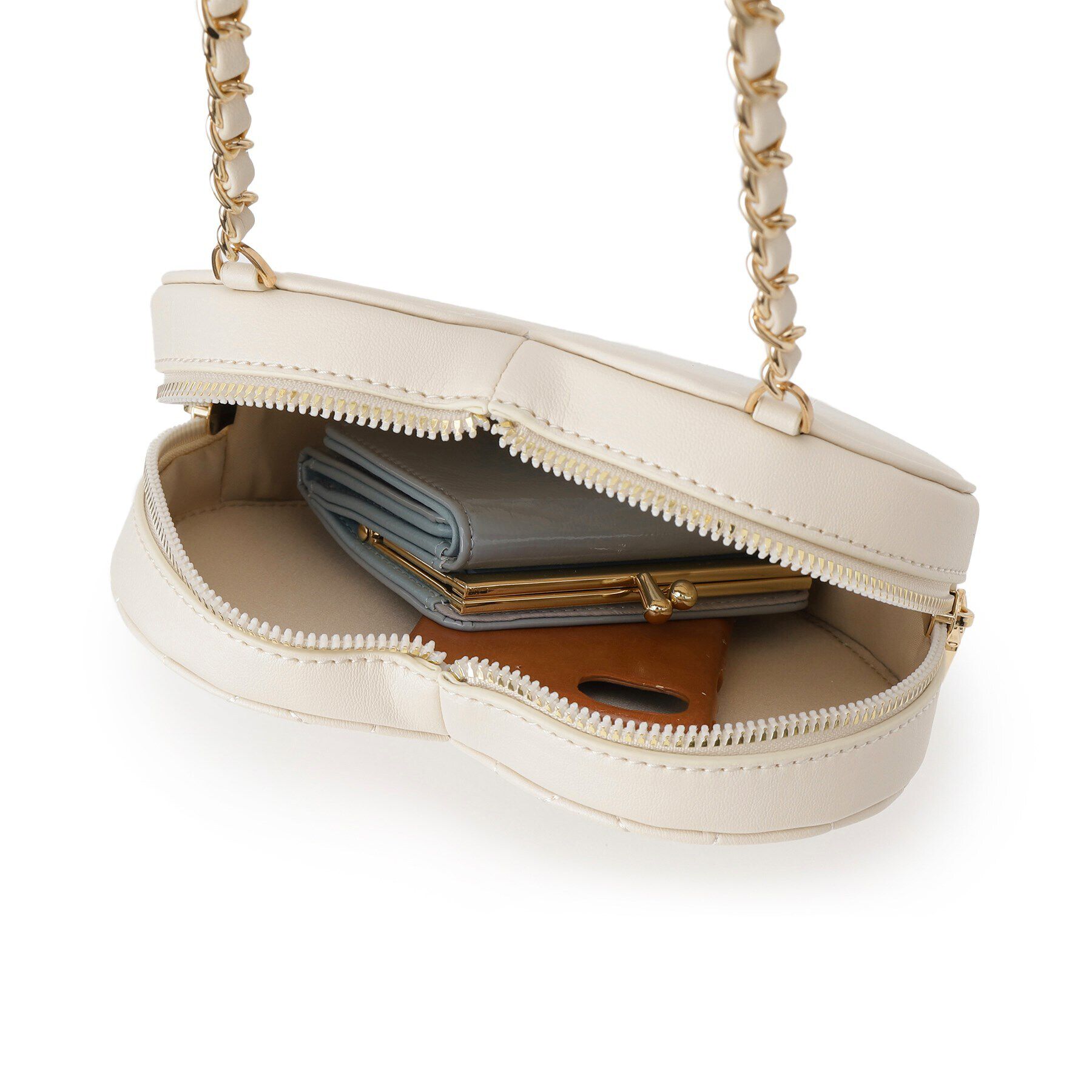 OPAQUE.CLIP「ハートシェイプキルティングミニショルダーバッグ」|ショルダー・メッセンジャー|