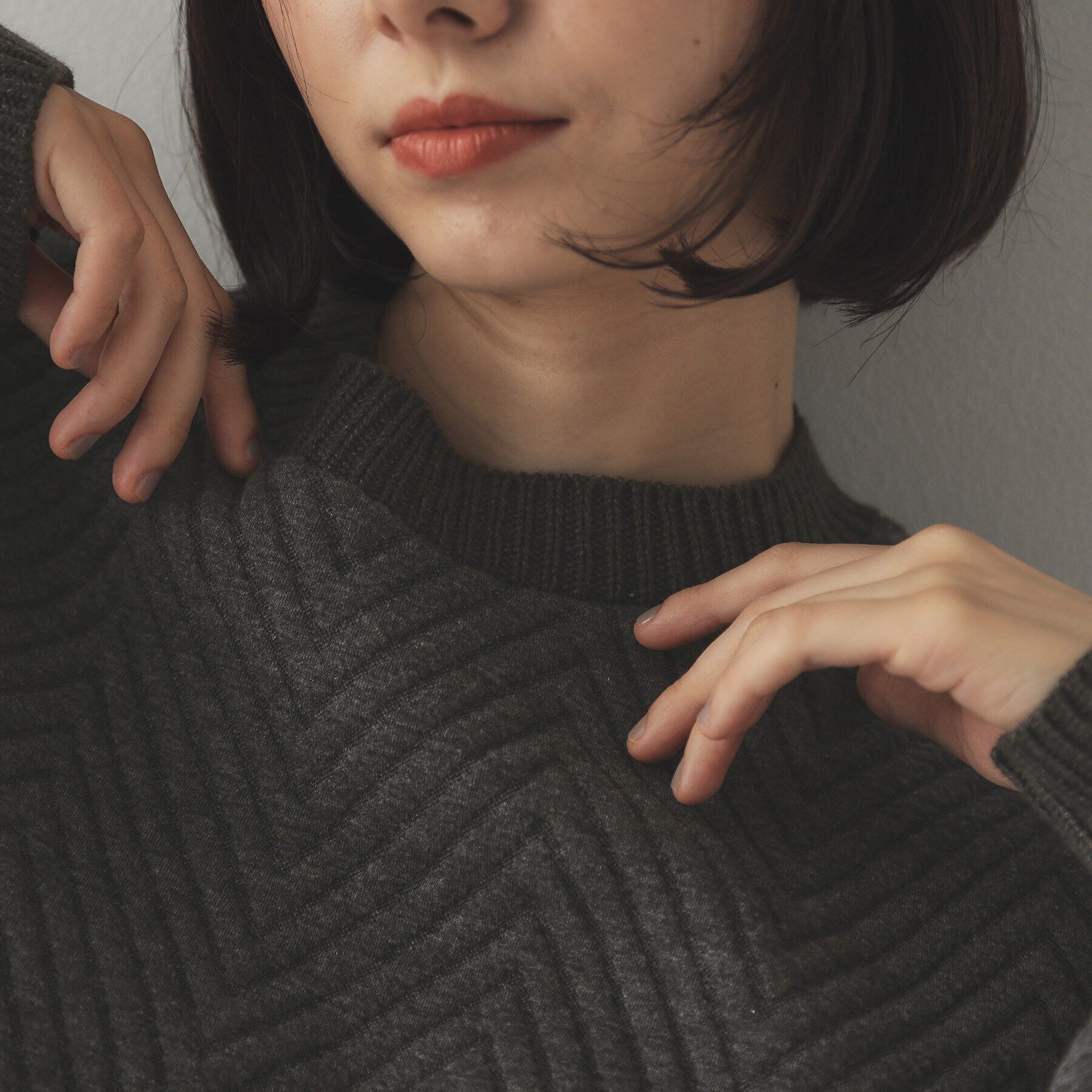 OPAQUE.CLIP「キルティングジャカードトップス/セットアップ対応【洗濯機洗い可】」|Tシャツ・カットソー|