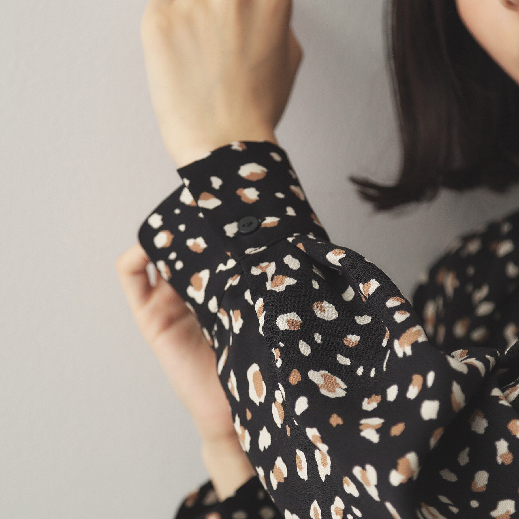 OPAQUE.CLIP「スタインドフリルブラウス【洗濯機洗い可】」|シャツ・ブラウス|