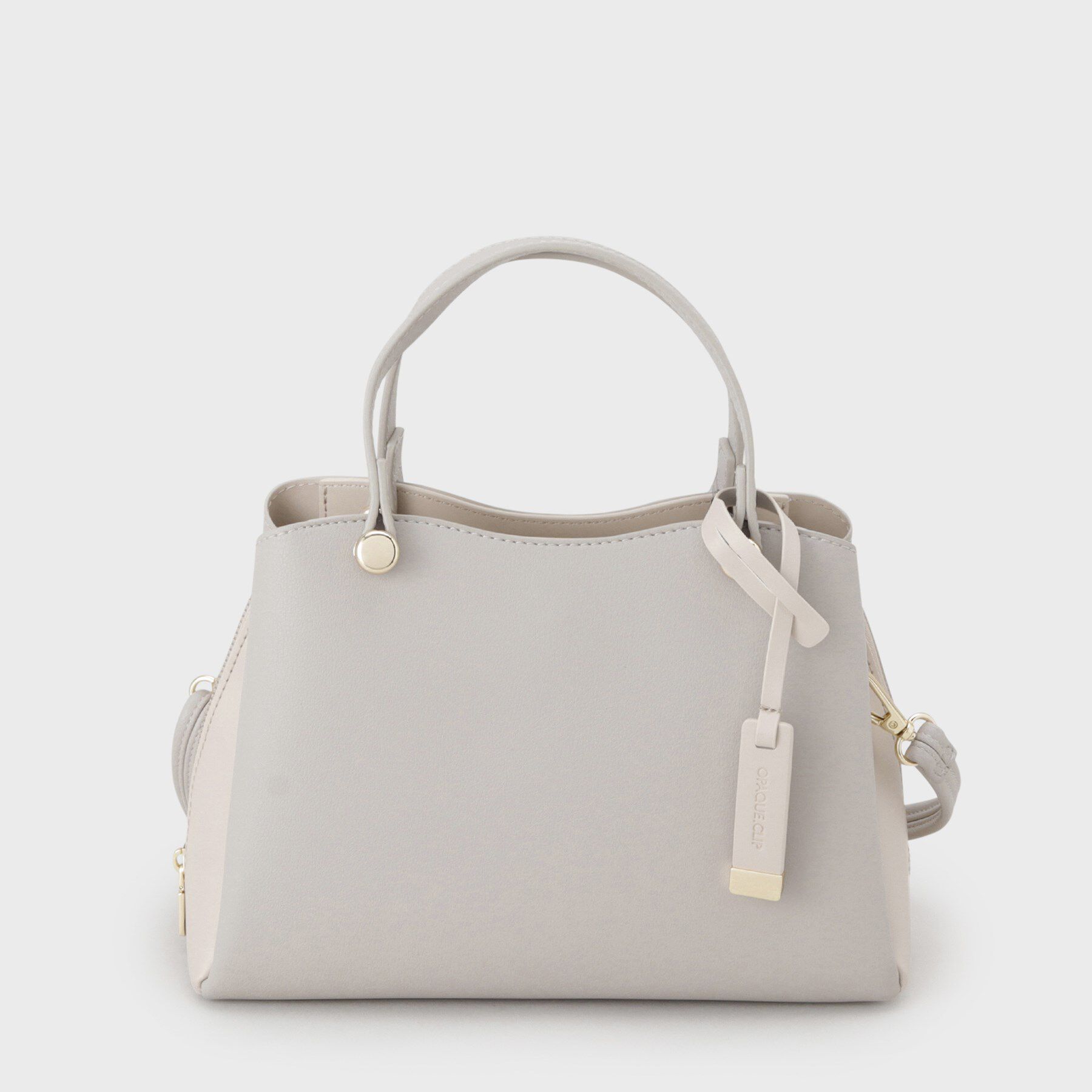 OPAQUE.CLIP「【2WAY】バイカラーミドルボストンバッグ」|ボストンバッグ|