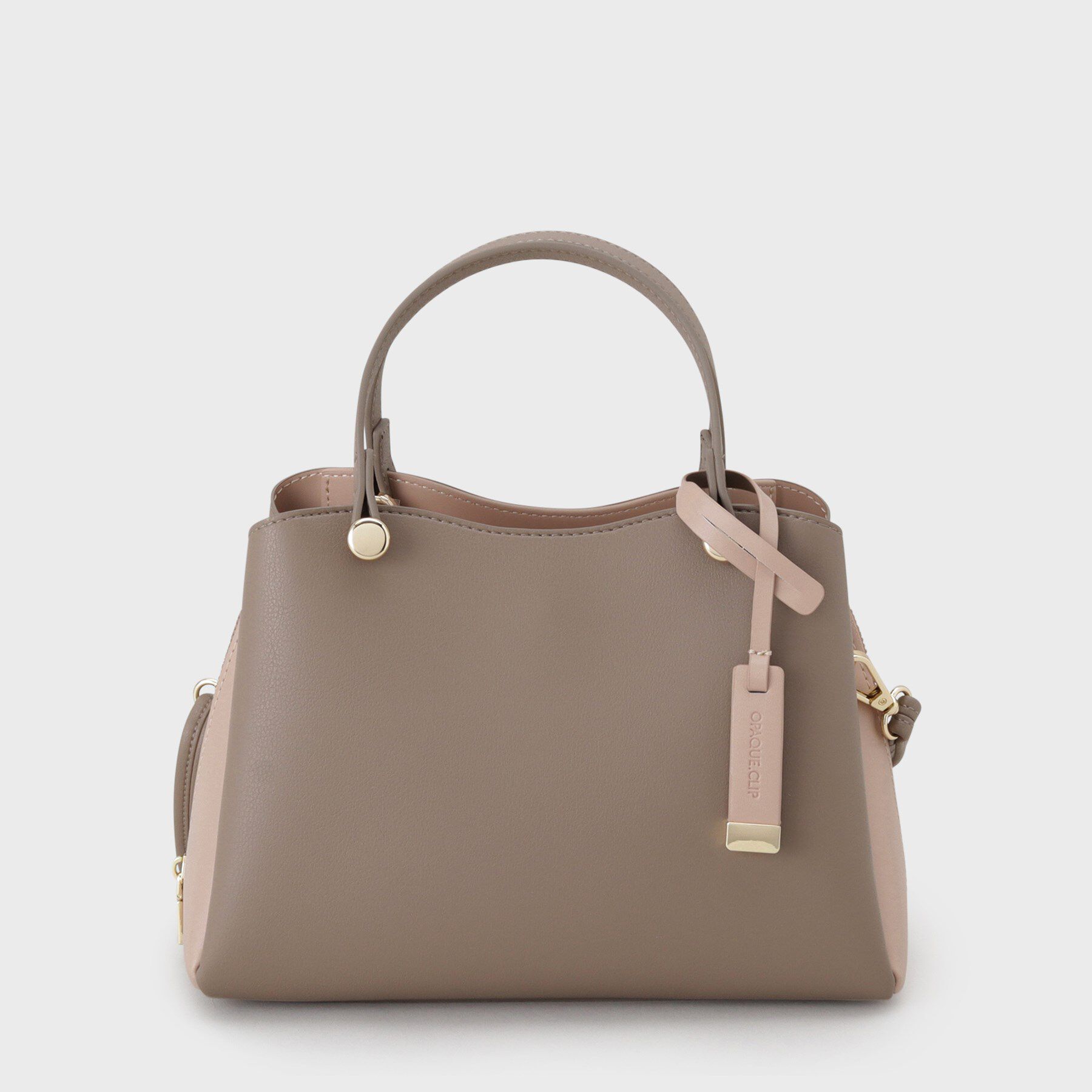 OPAQUE.CLIP「【2WAY】バイカラーミドルボストンバッグ」|ボストンバッグ|