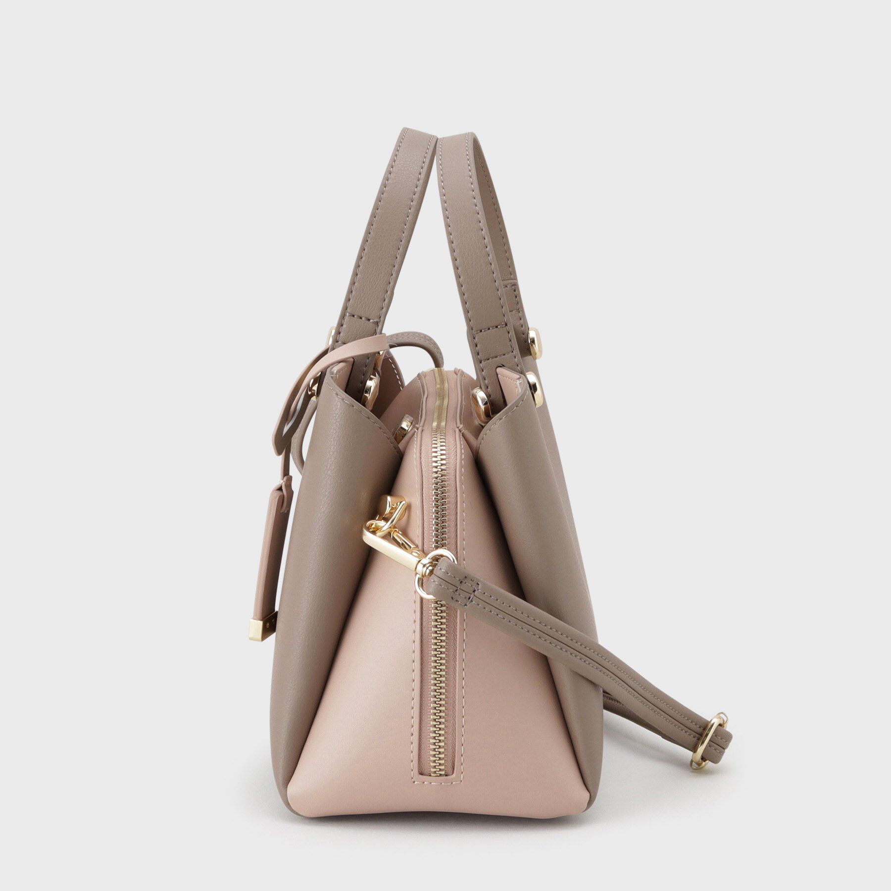 OPAQUE.CLIP「【2WAY】バイカラーミドルボストンバッグ」|ボストンバッグ|