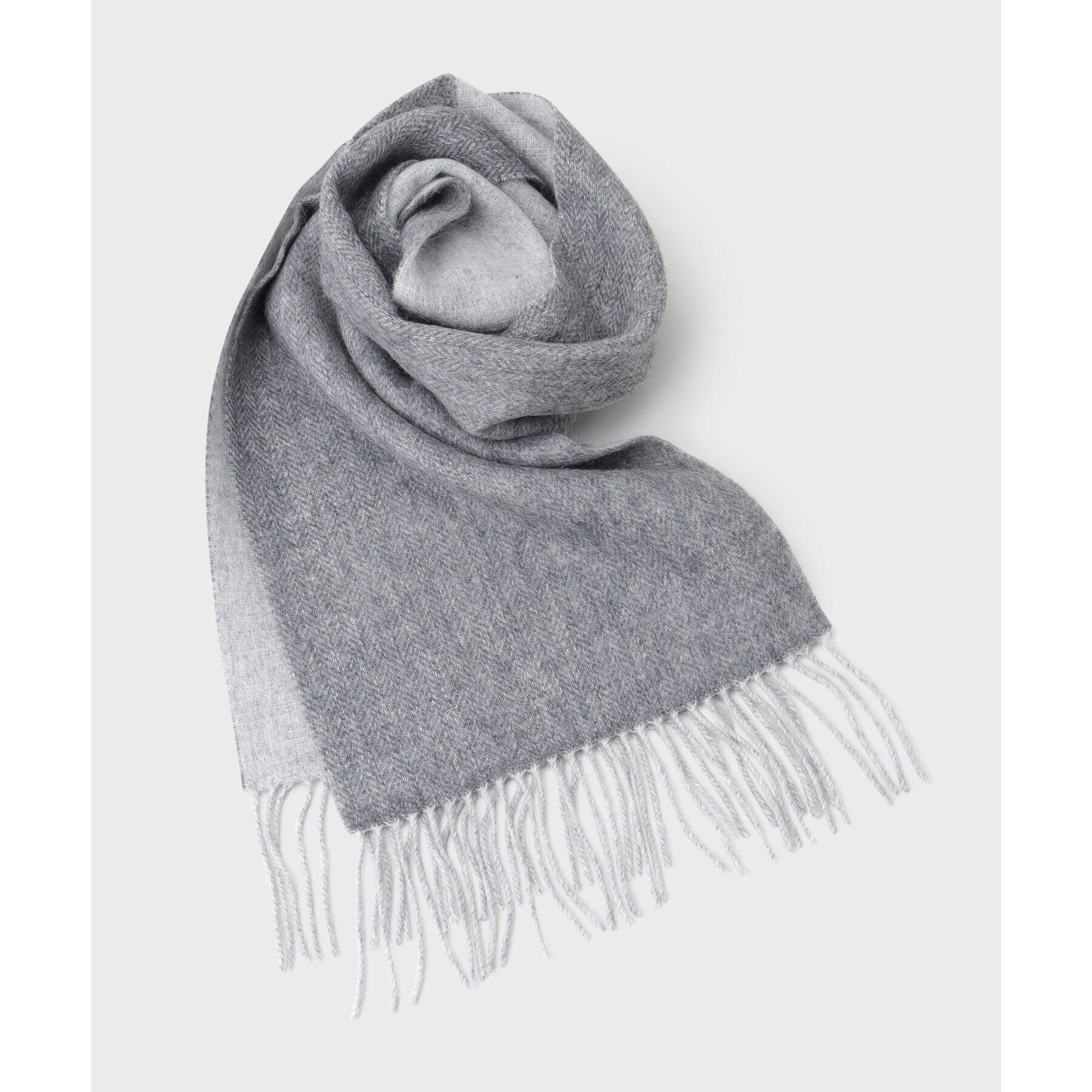 THE SHOP TK「ウールリバーシブルマフラー ビジネス兼用 ／ チェック ／ へリンボン」|ストール|