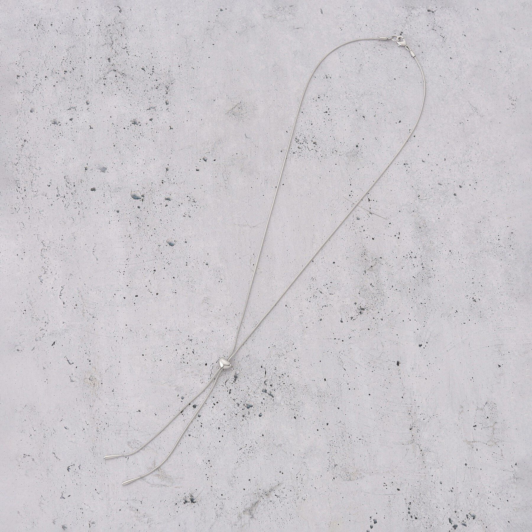 THE SHOP TK「スネークラリエット」|ネックレス|シルバー(006)