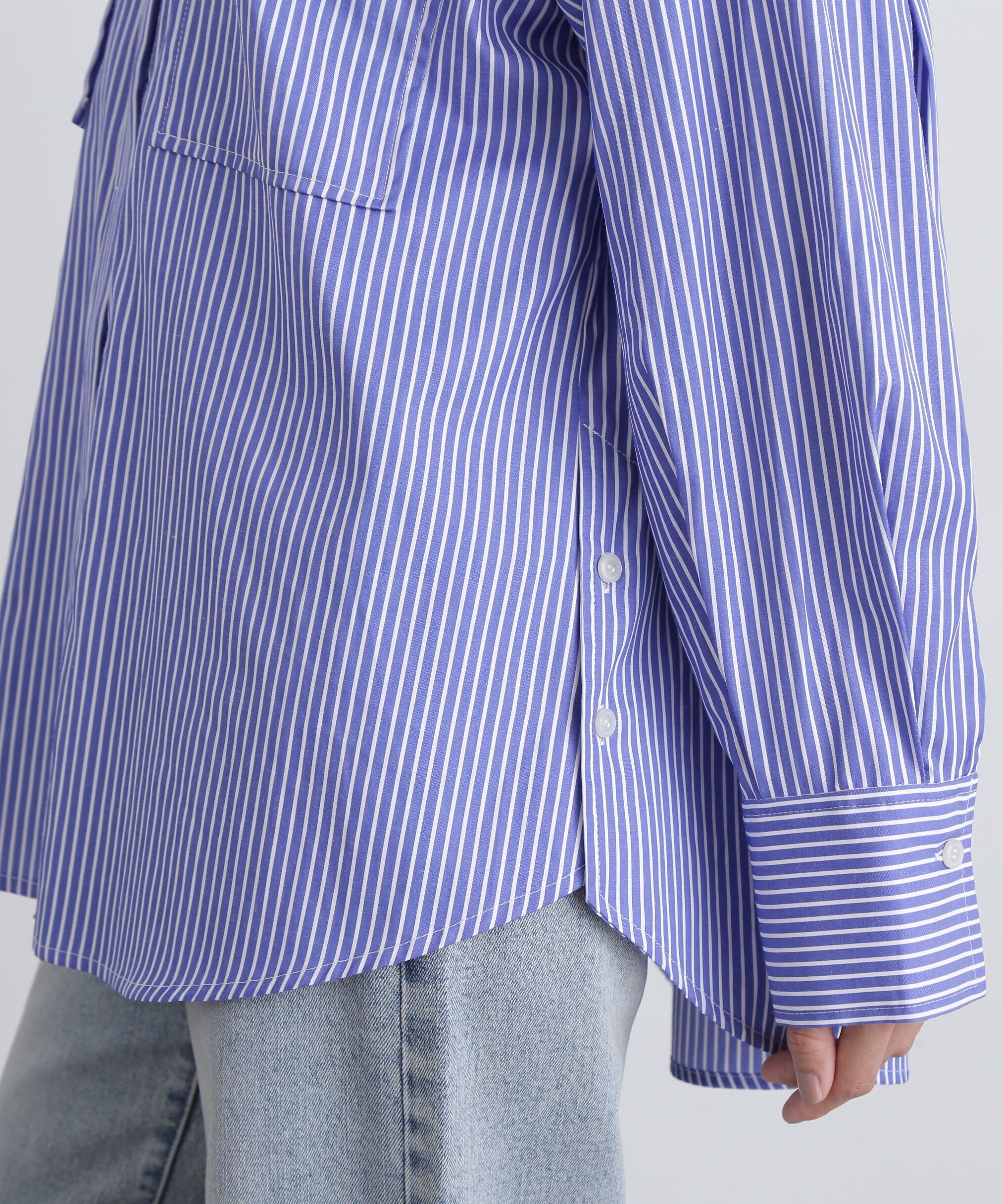  「オーバーサイズフラップシャツ」|シャツ・ブラウス|