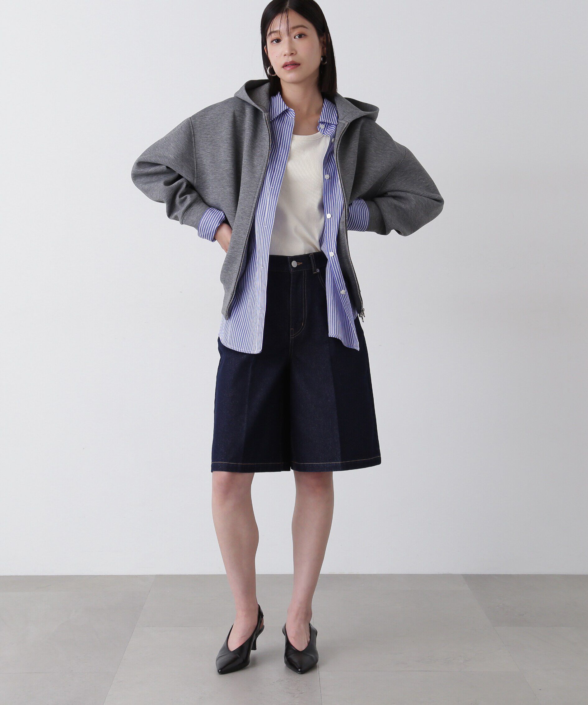  「オーバーサイズフラップシャツ」|シャツ・ブラウス|