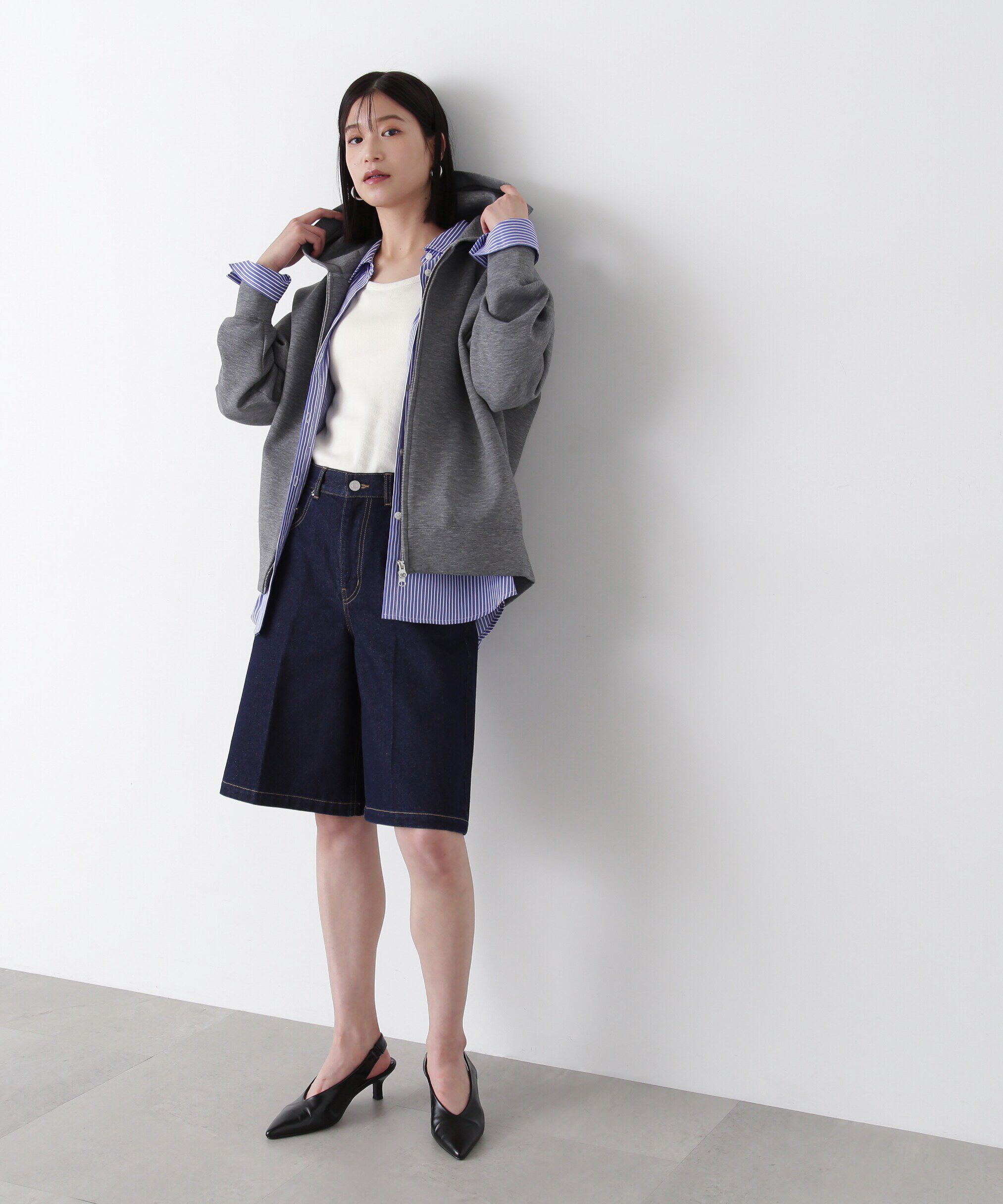  「オーバーサイズフラップシャツ」|シャツ・ブラウス|