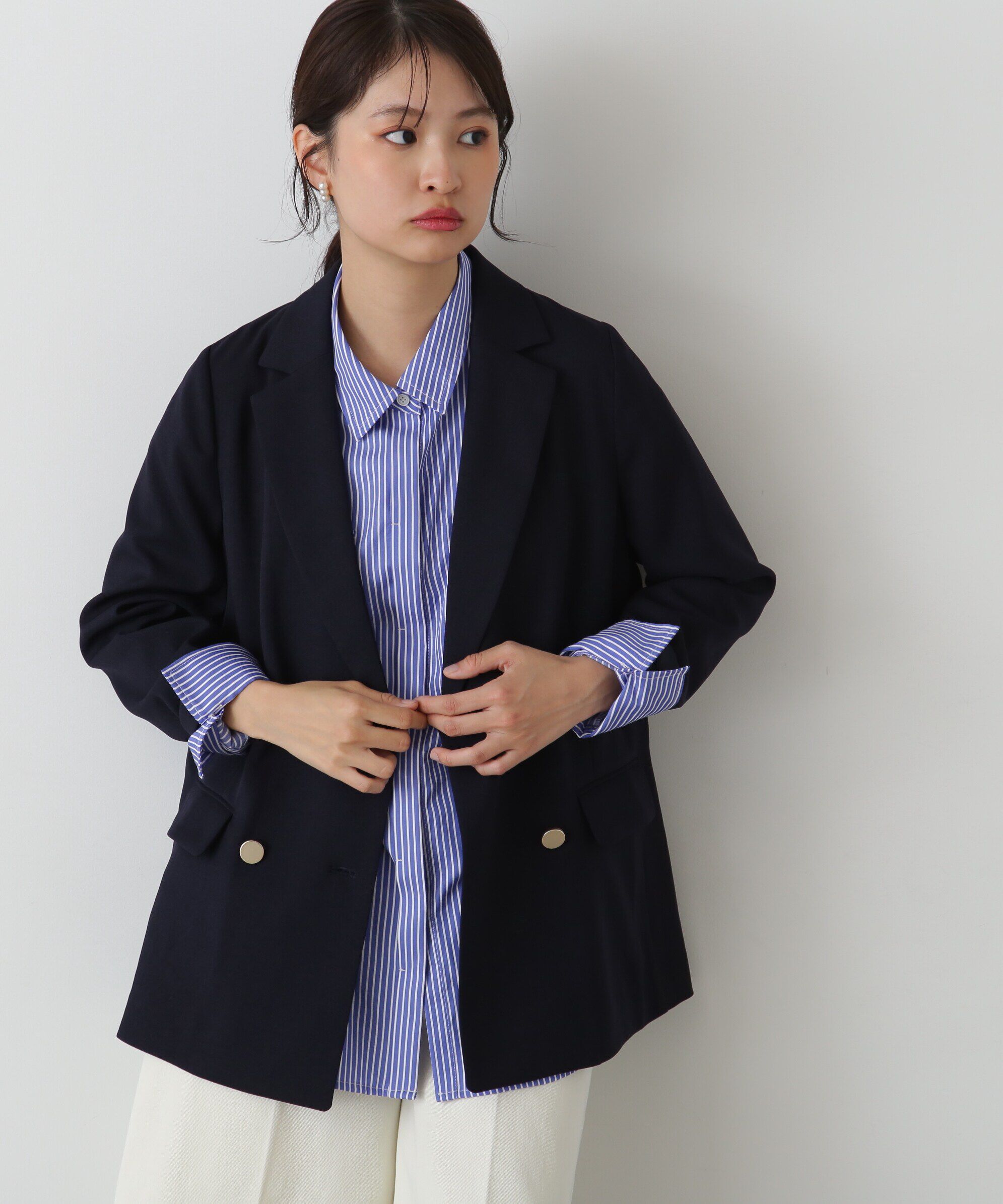  「オーバーサイズフラップシャツ」|シャツ・ブラウス|