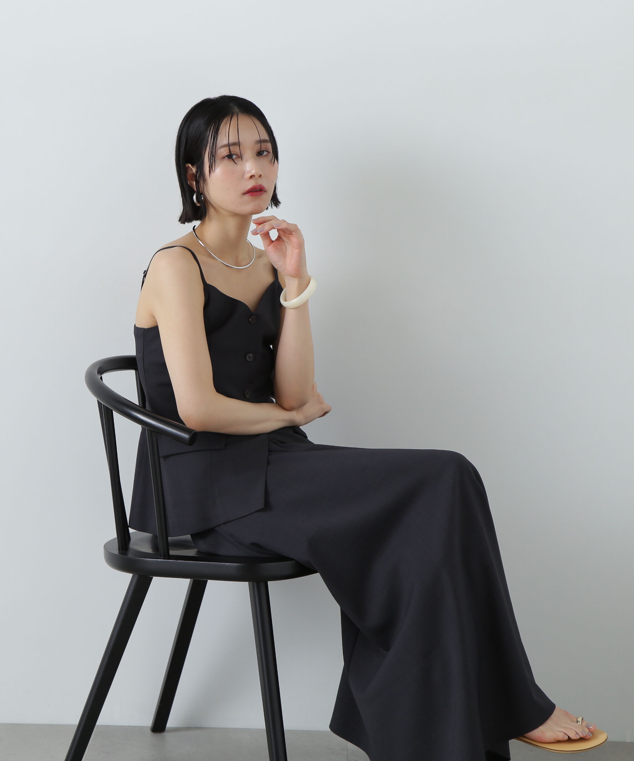  「ビスチェトップ＆スカートセット」|ワンピース|