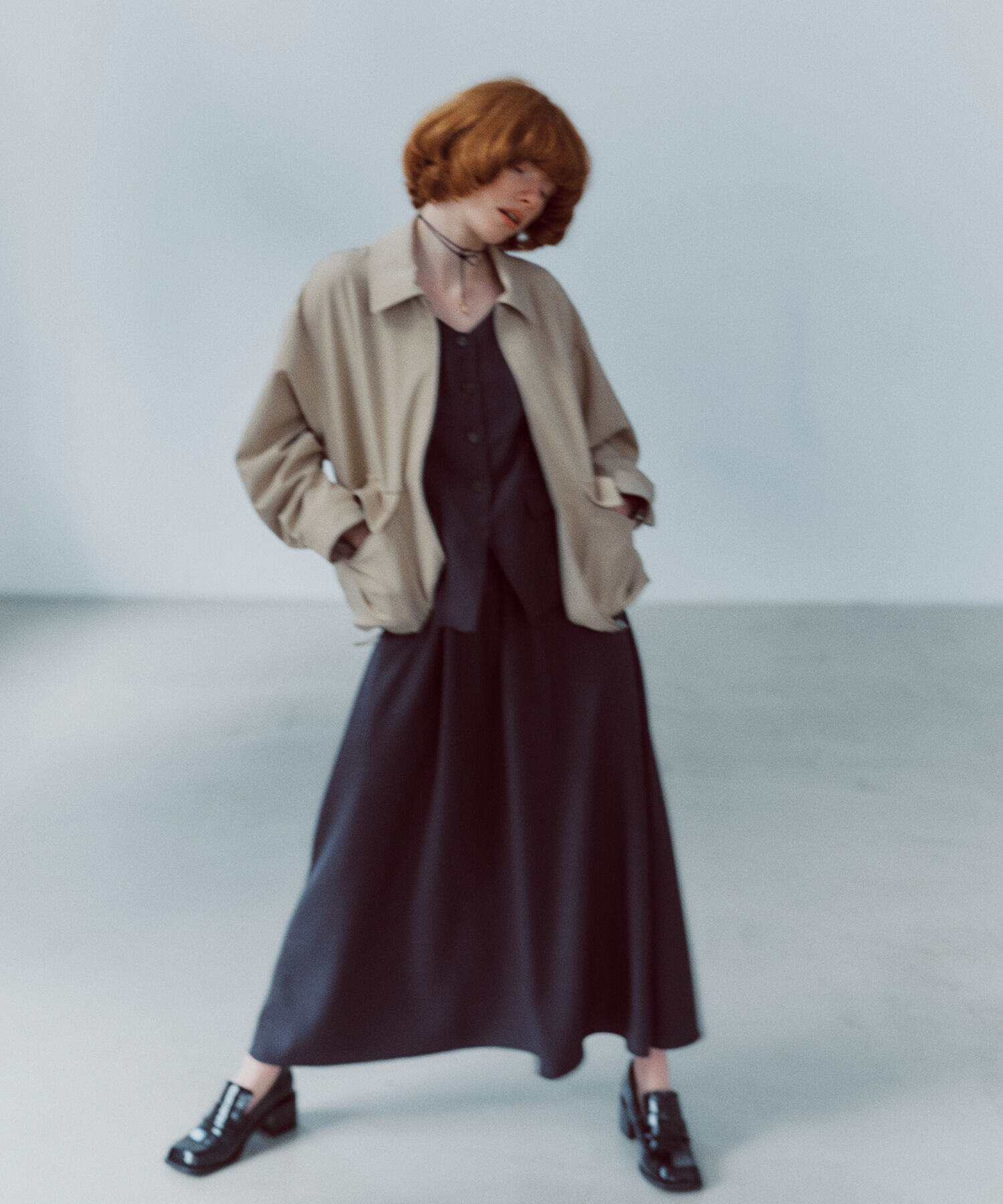  「ビスチェトップ＆スカートセット」|ワンピース|