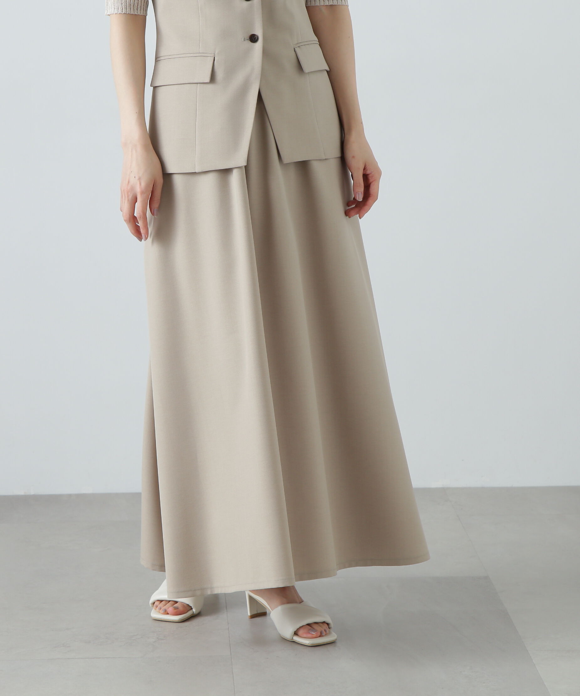  「ビスチェトップ＆スカートセット」|ワンピース|