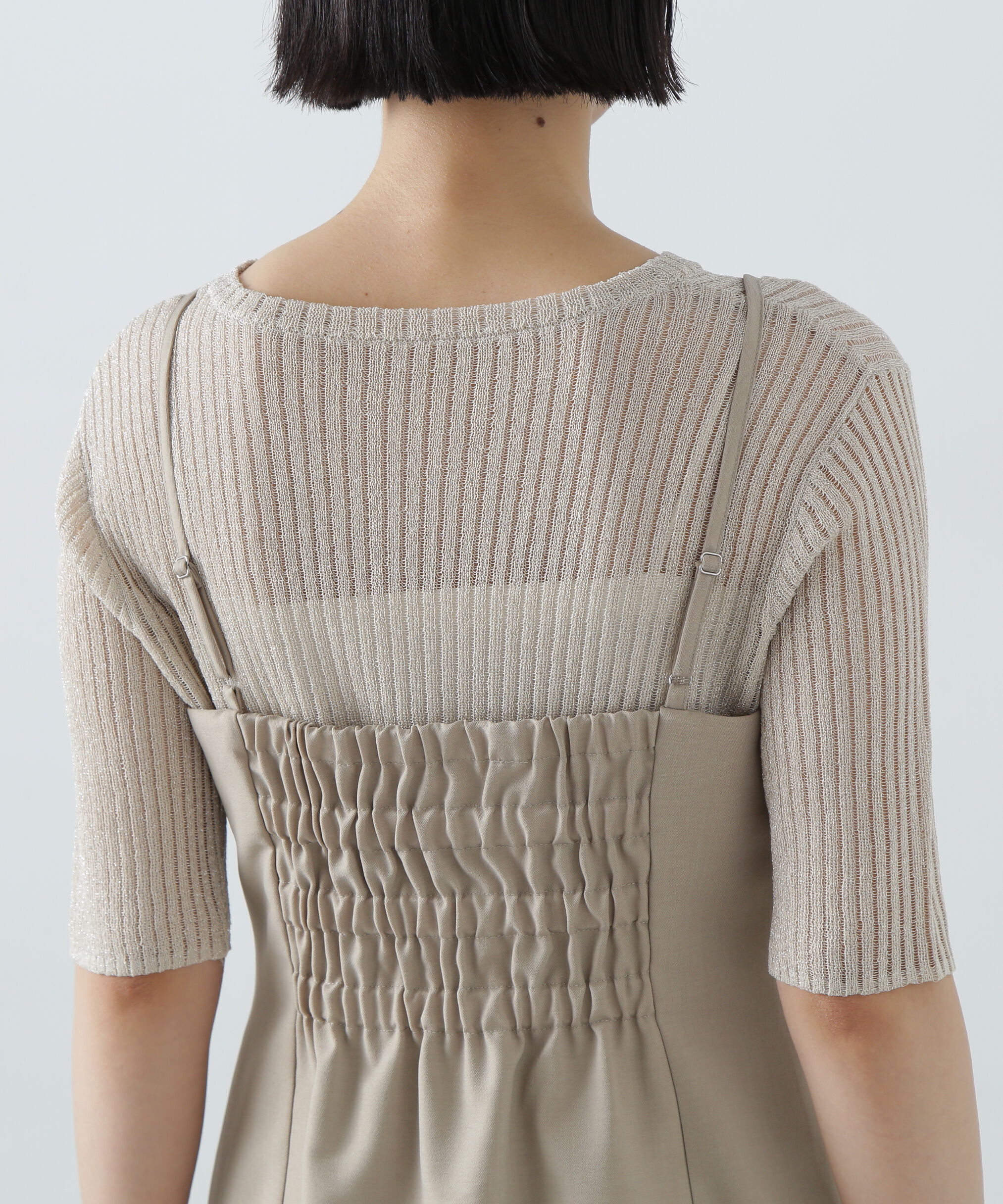  「ビスチェトップ＆スカートセット」|ワンピース|