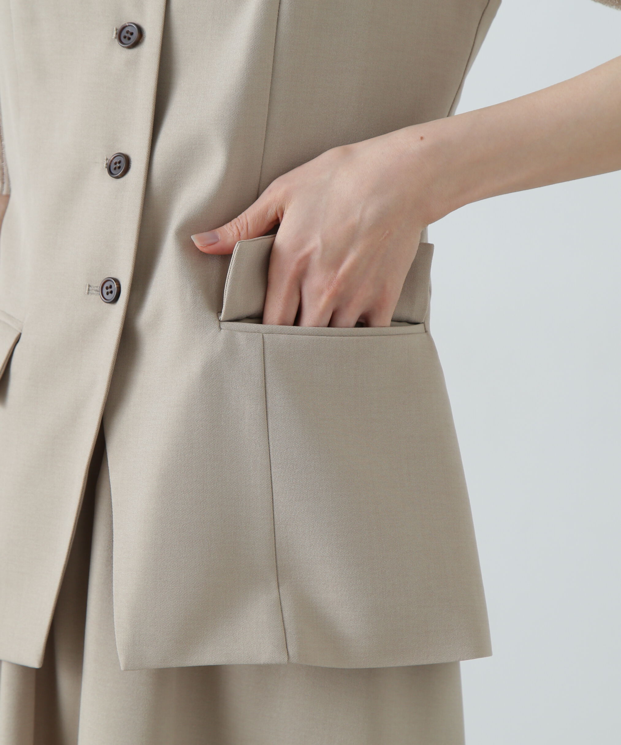  「ビスチェトップ＆スカートセット」|ワンピース|