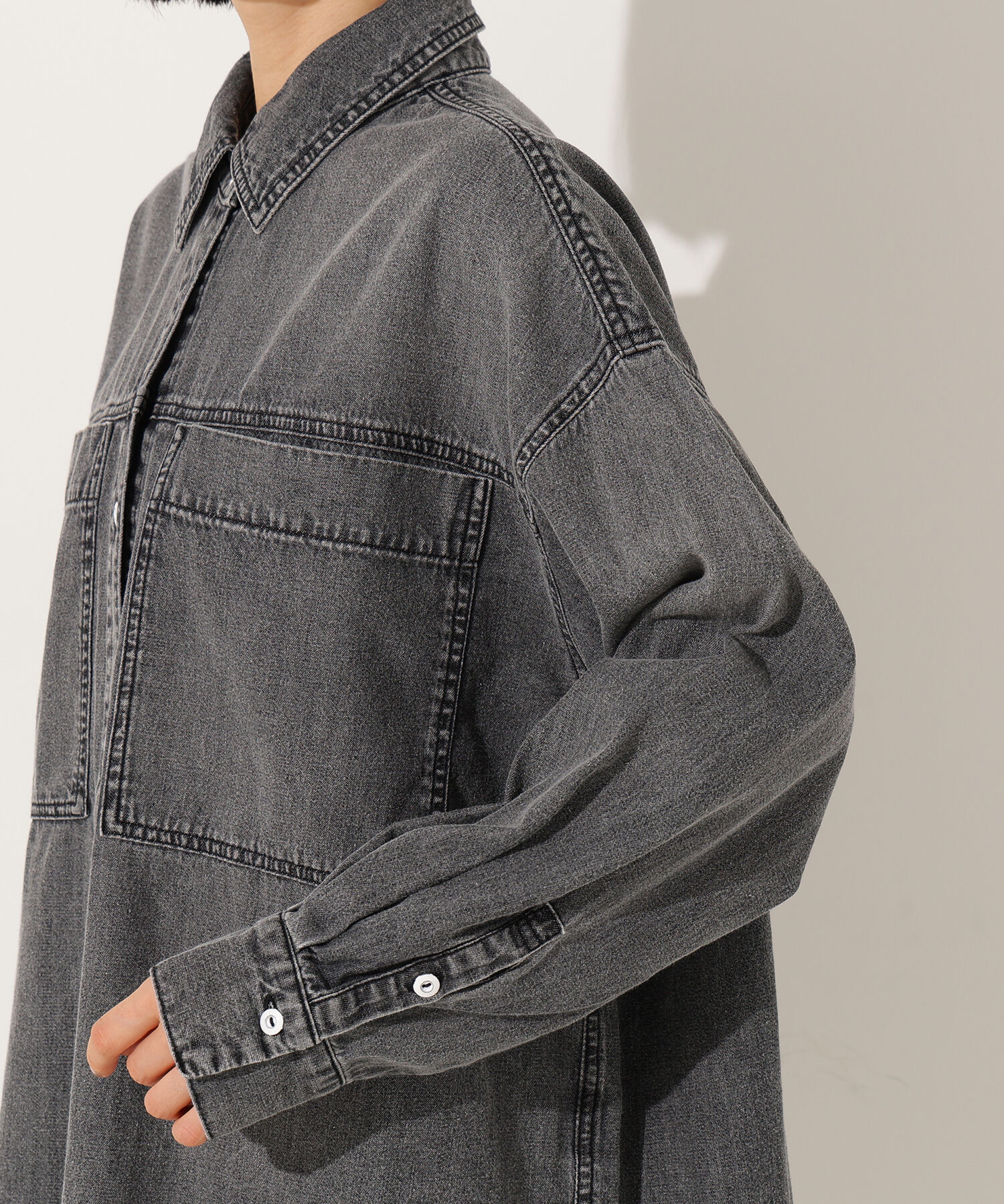  「デニムオーバーシャツ」|シャツ・ブラウス|