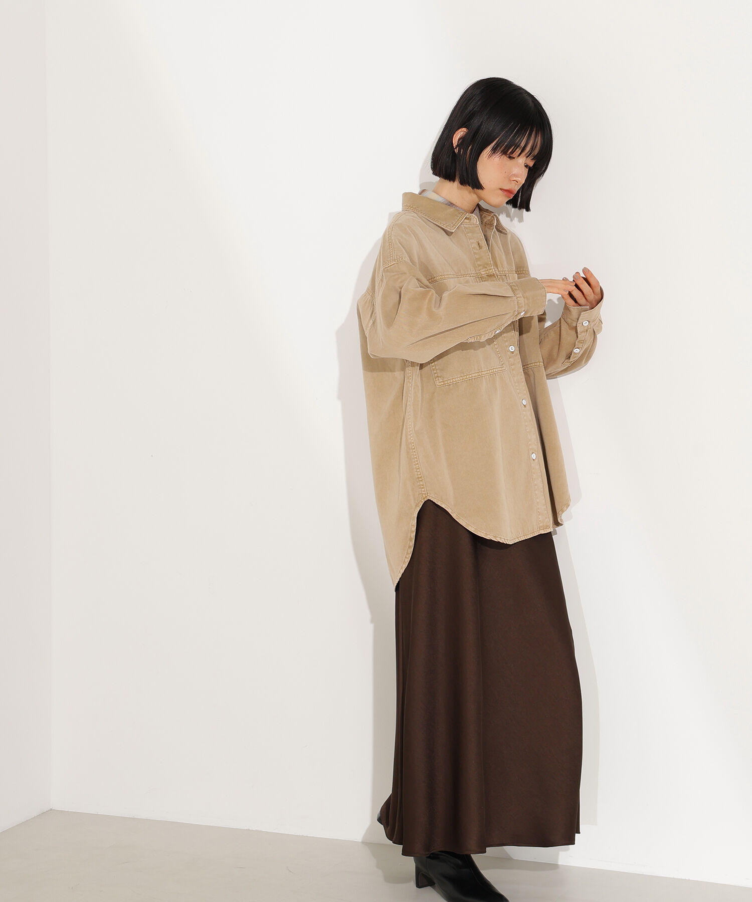  「デニムオーバーシャツ」|シャツ・ブラウス|