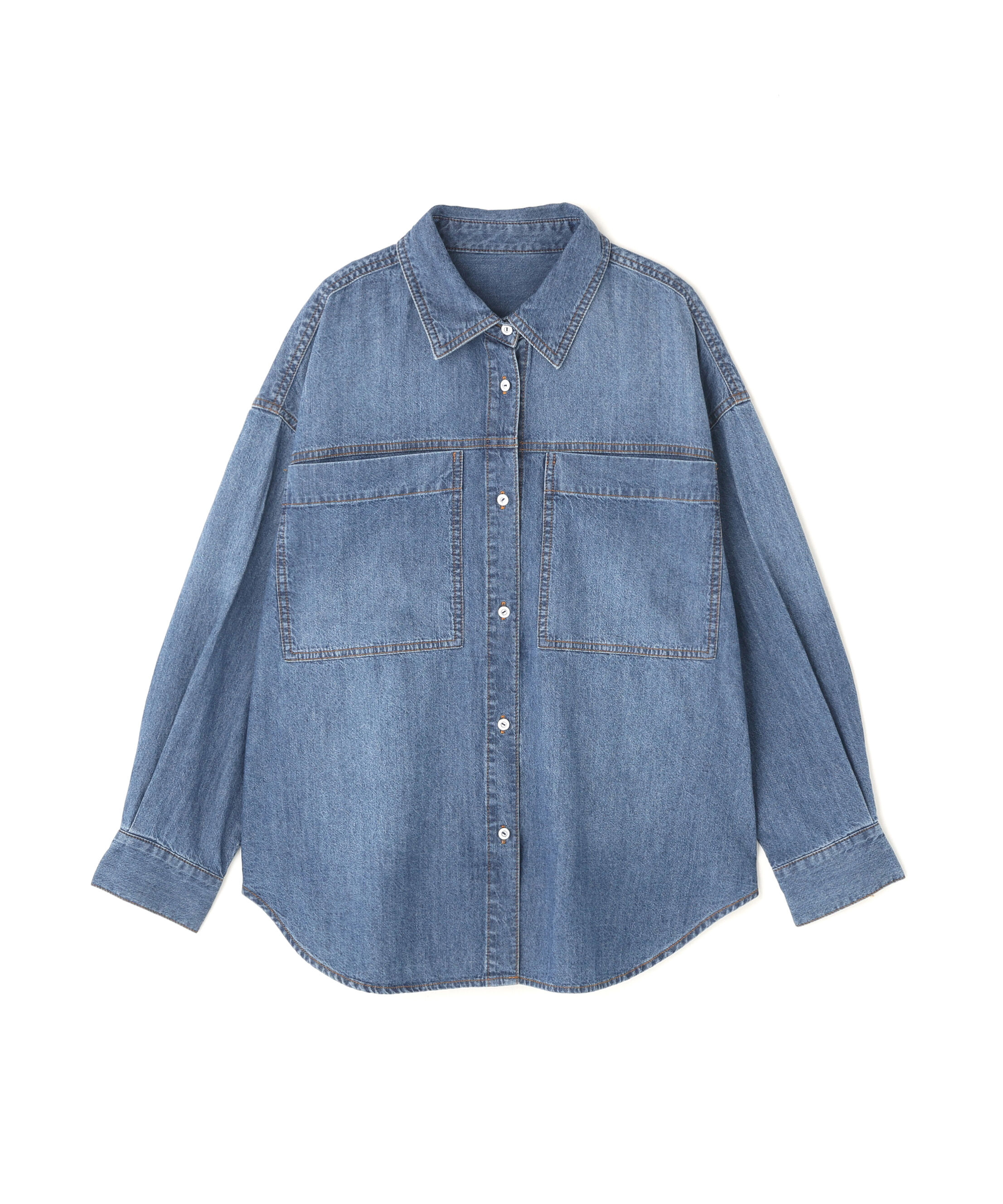 「デニムオーバーシャツ」|シャツ・ブラウス|