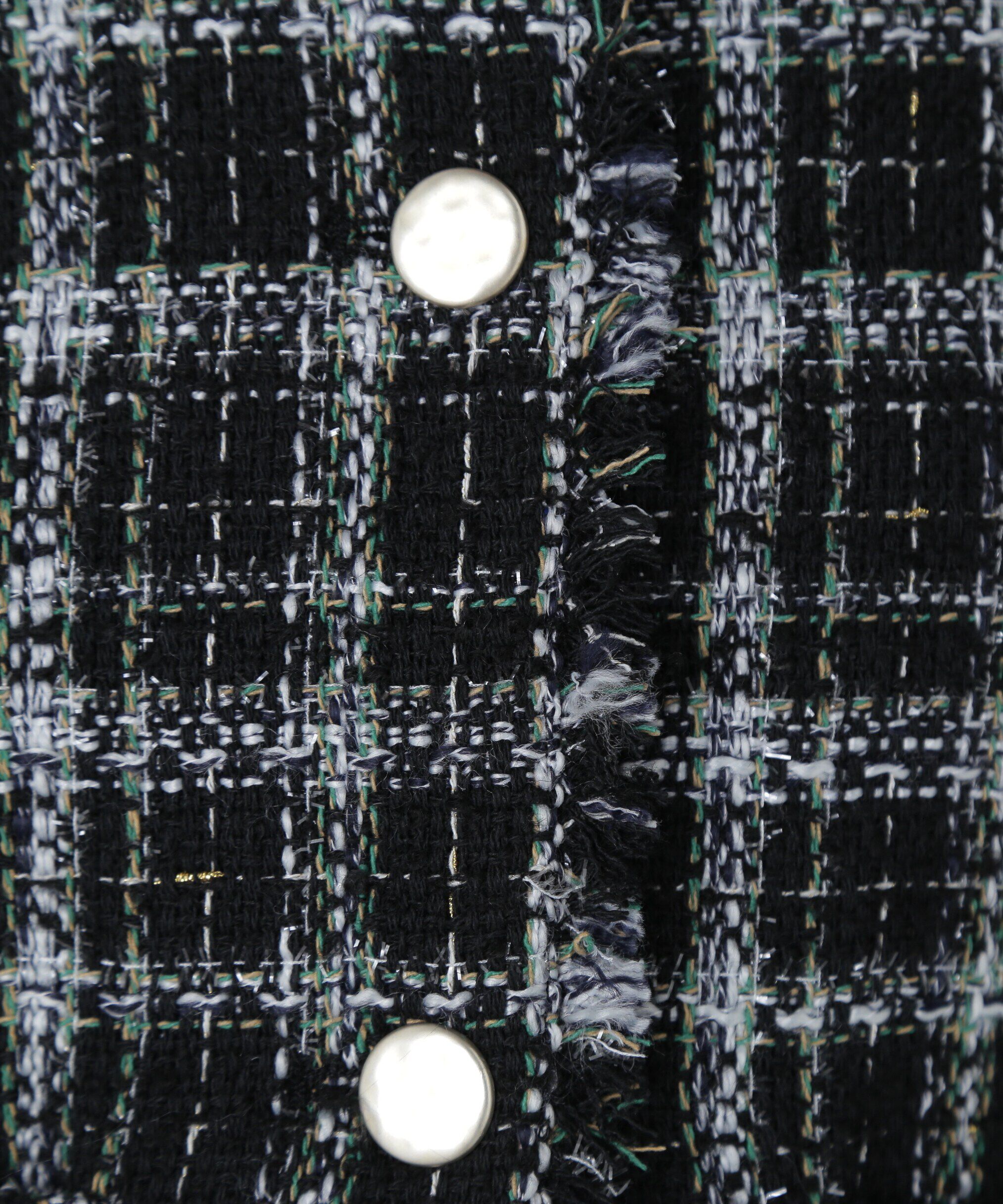  「ノーカラーツイードジャケット　24AW」|ブルゾン・スタジャン|