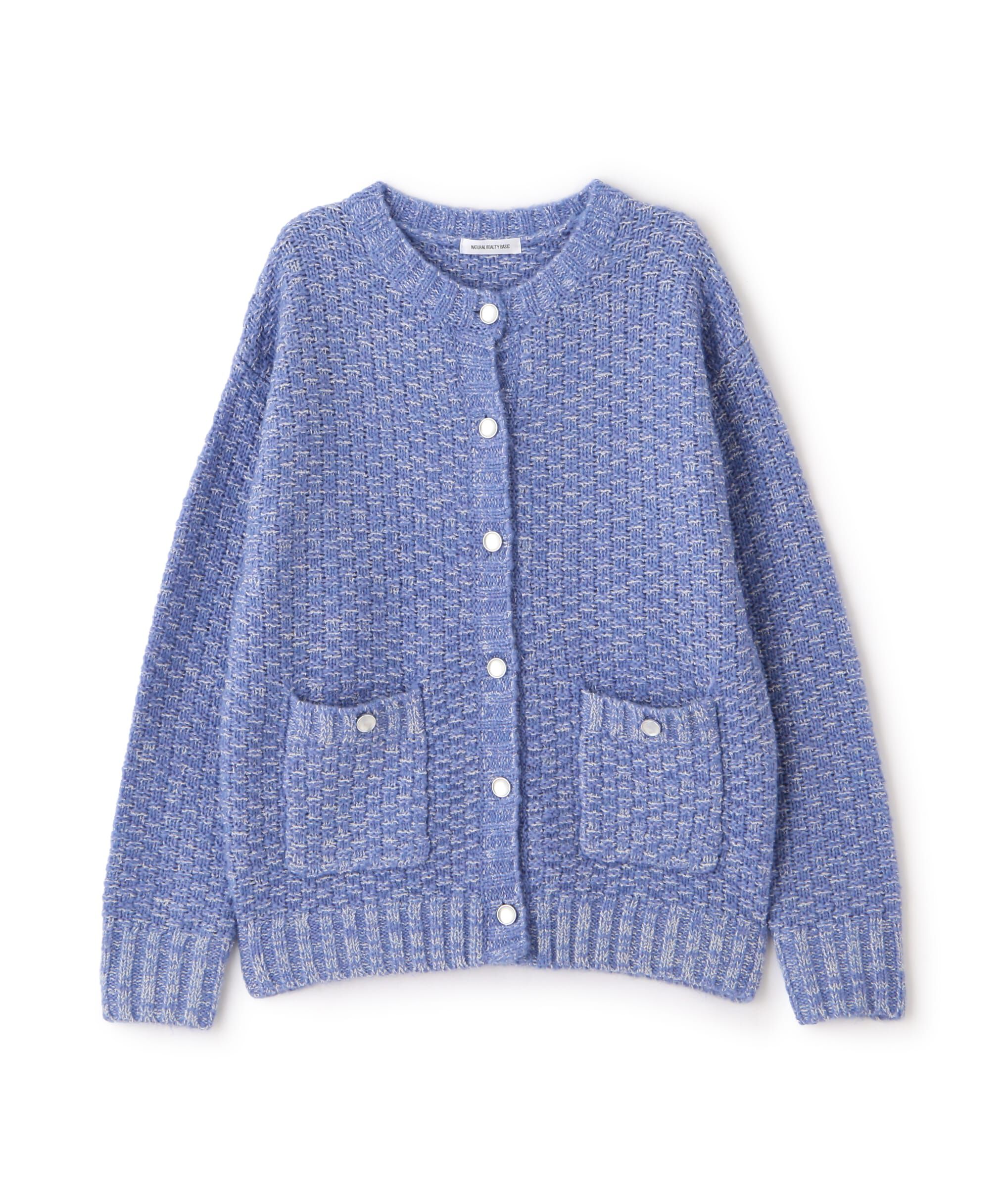  「ツイーディーボクシーカーディガン　24AW」|ニット・セーター|