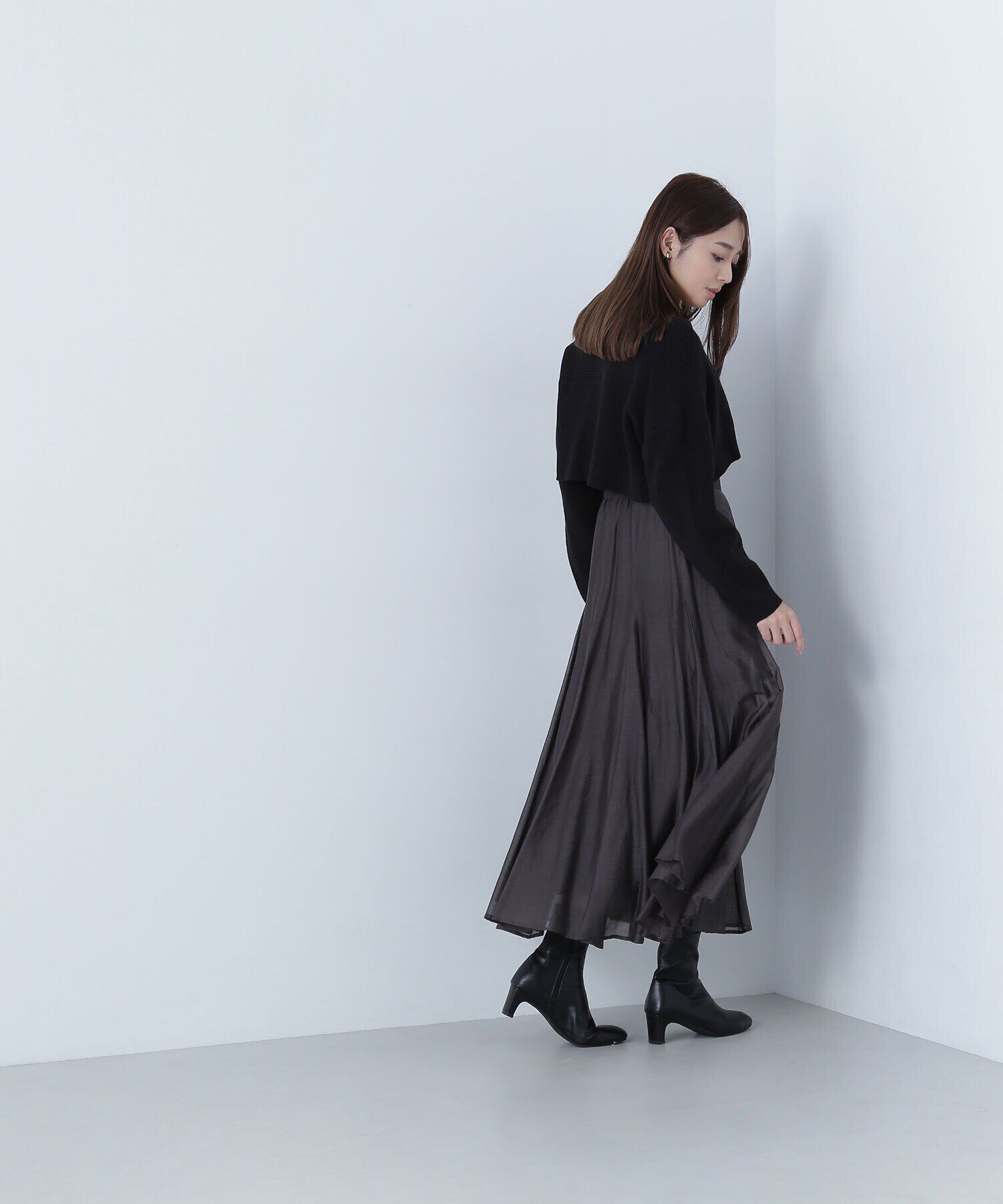  「シャイニーシアーボイルスカート」|スカート|