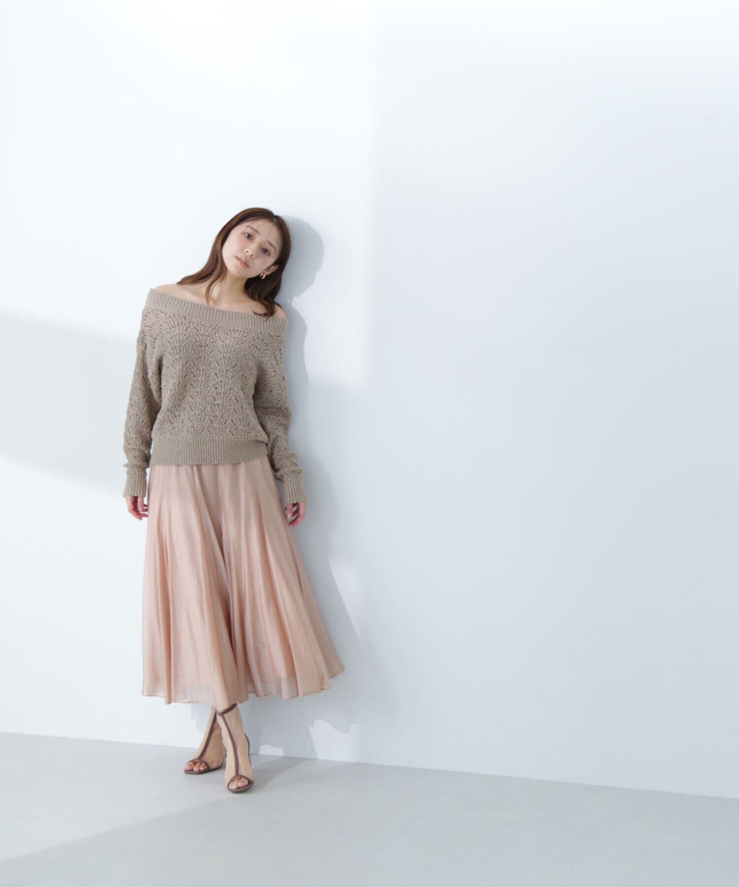  「シャイニーシアーボイルスカート」|スカート|