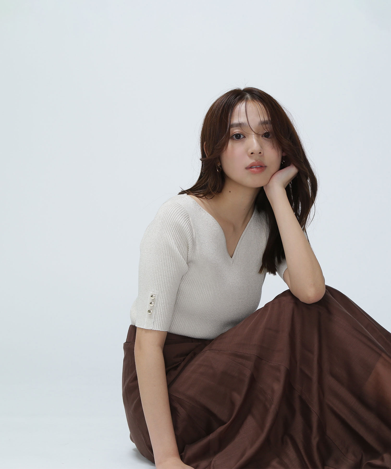  「シャイニーシアーボイルスカート」|スカート|