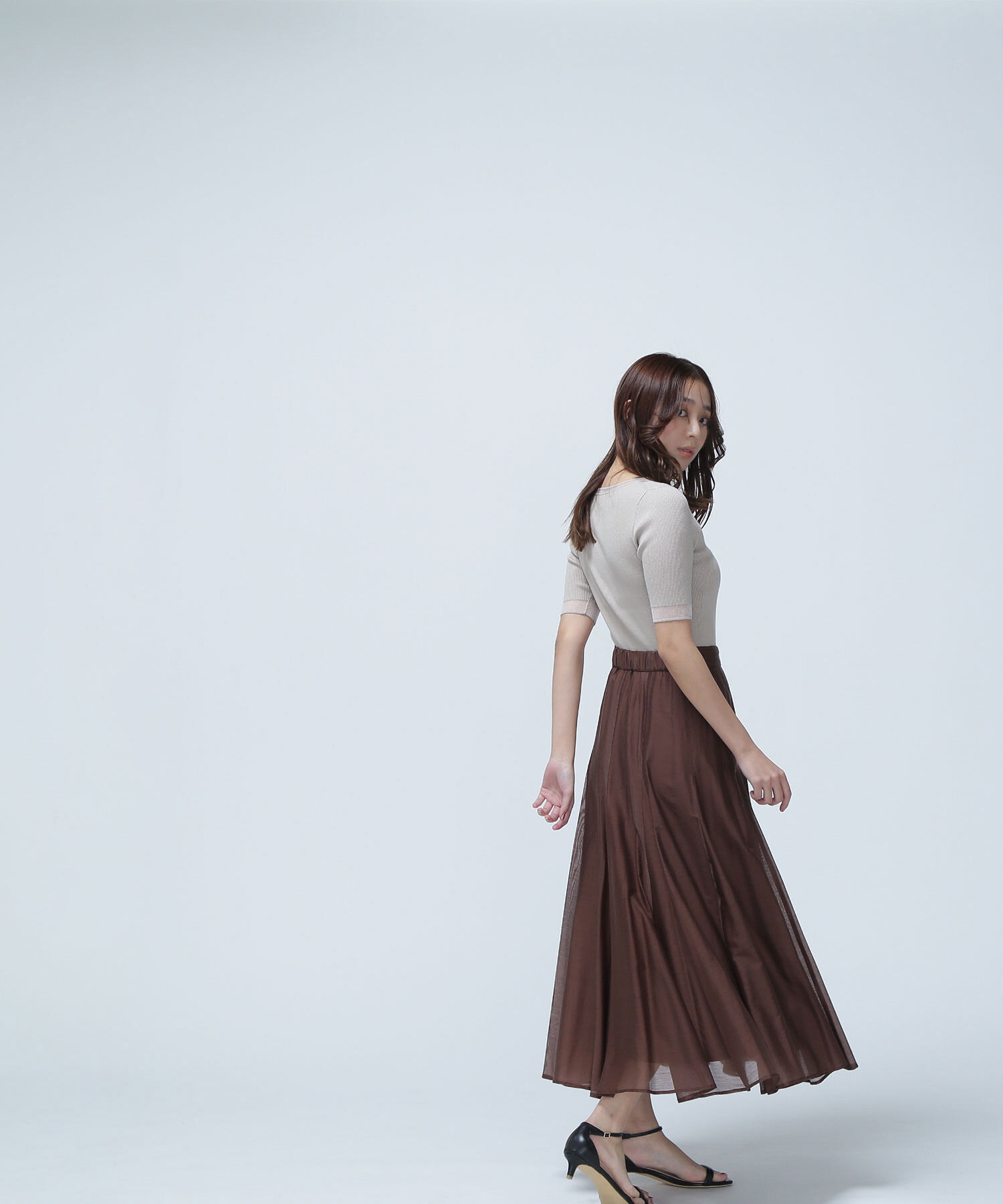  「シャイニーシアーボイルスカート」|スカート|