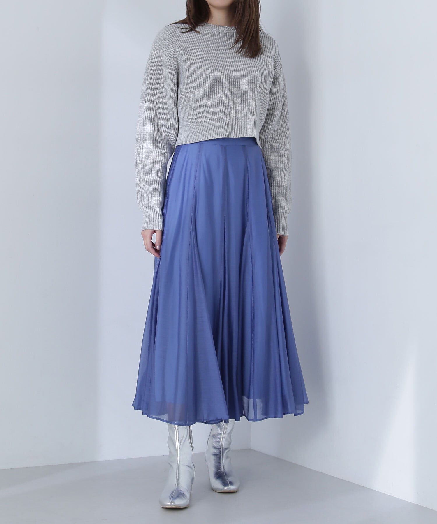  「シャイニーシアーボイルスカート」|スカート|