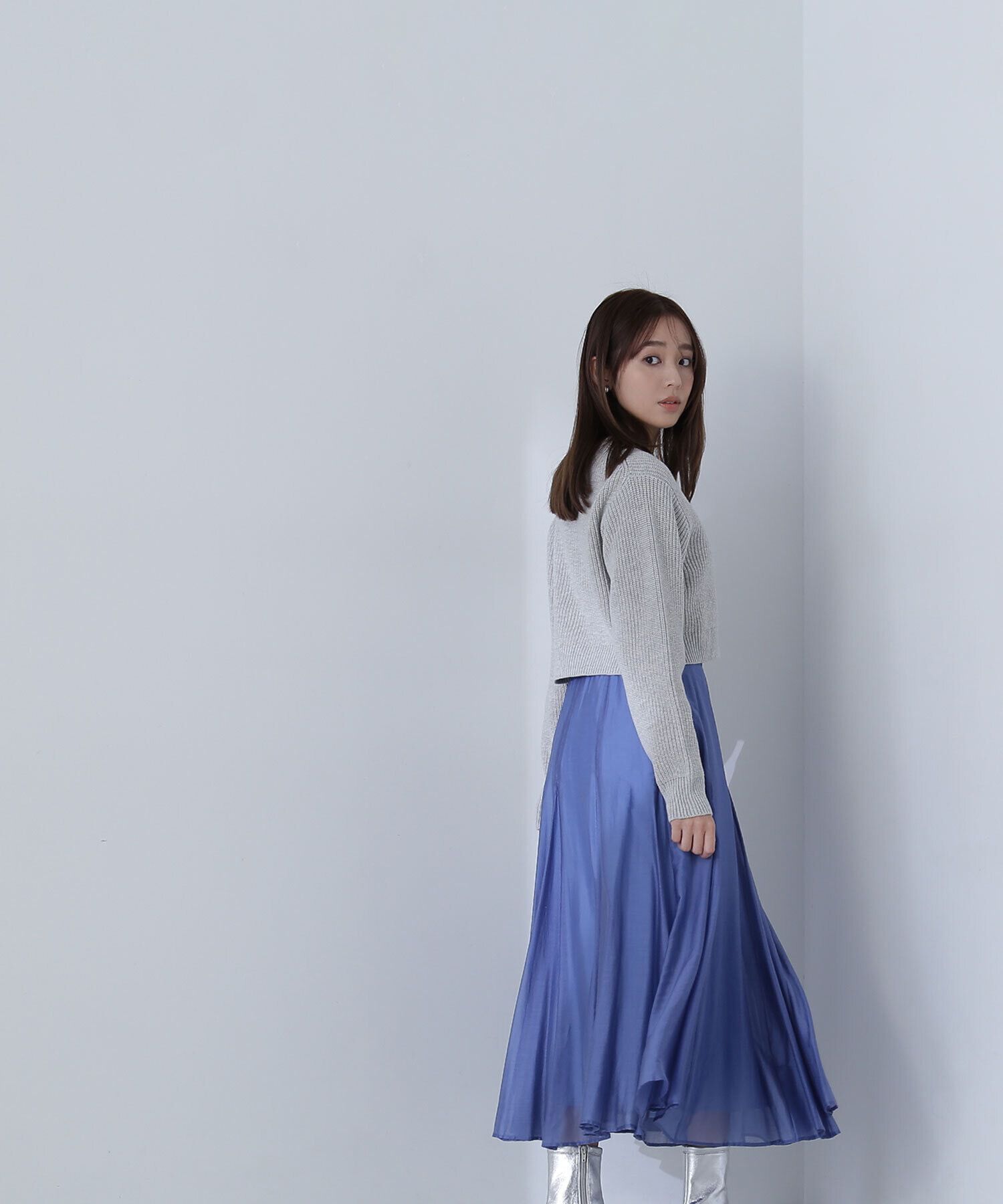  「シャイニーシアーボイルスカート」|スカート|