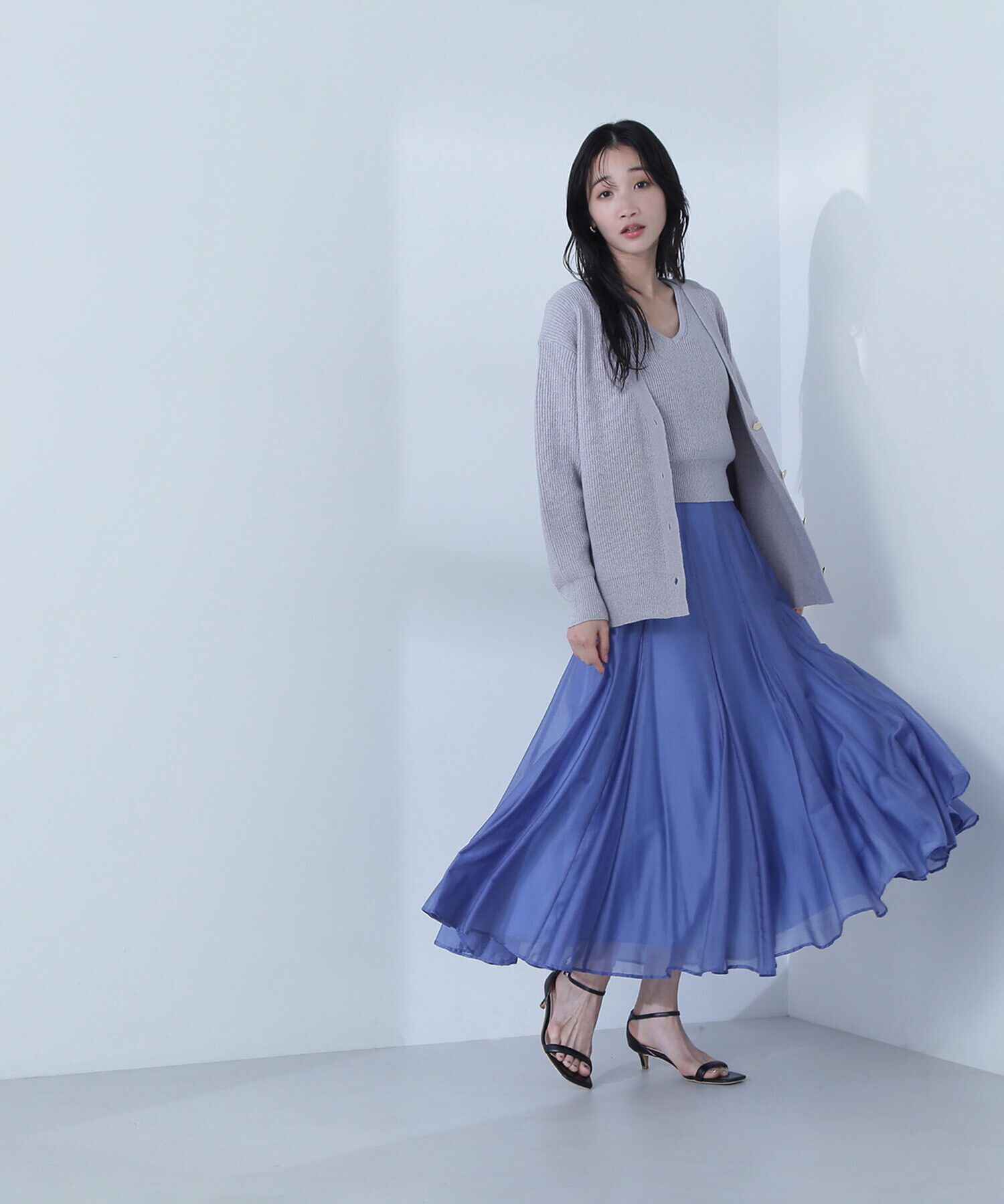  「シャイニーシアーボイルスカート」|スカート|