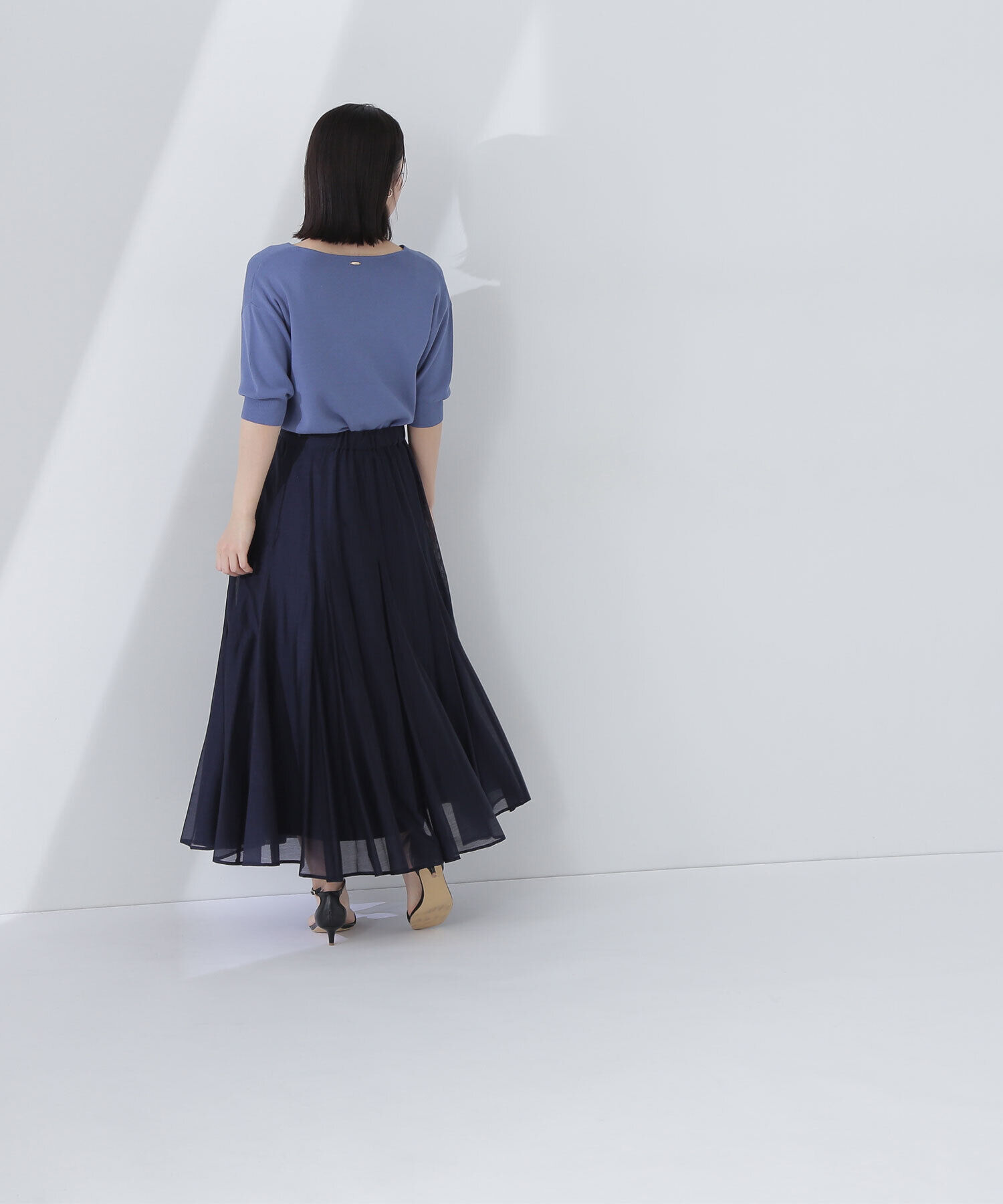  「シャイニーシアーボイルスカート」|スカート|