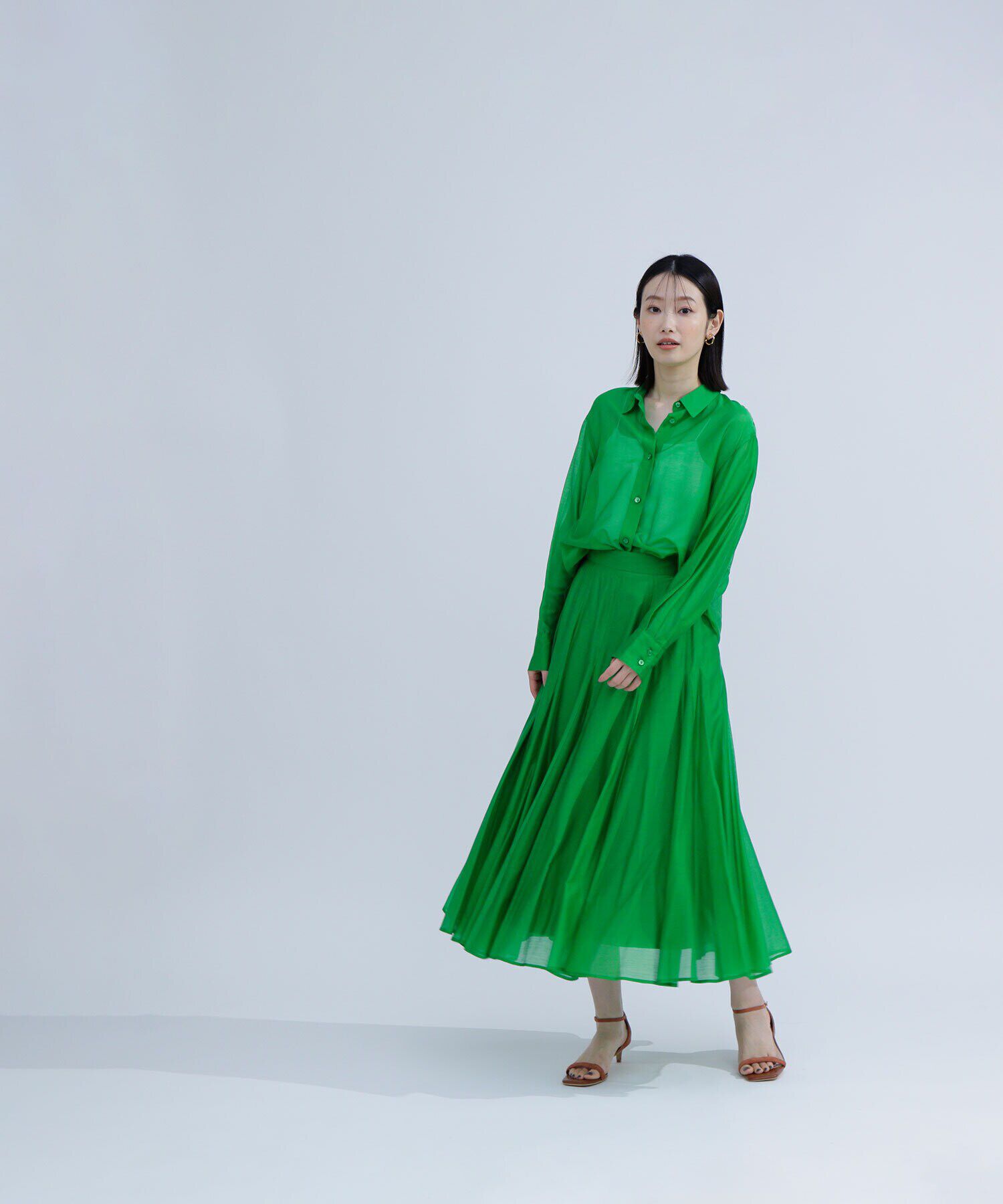  「シャイニーシアーボイルスカート」|スカート|フレッシュグ 1