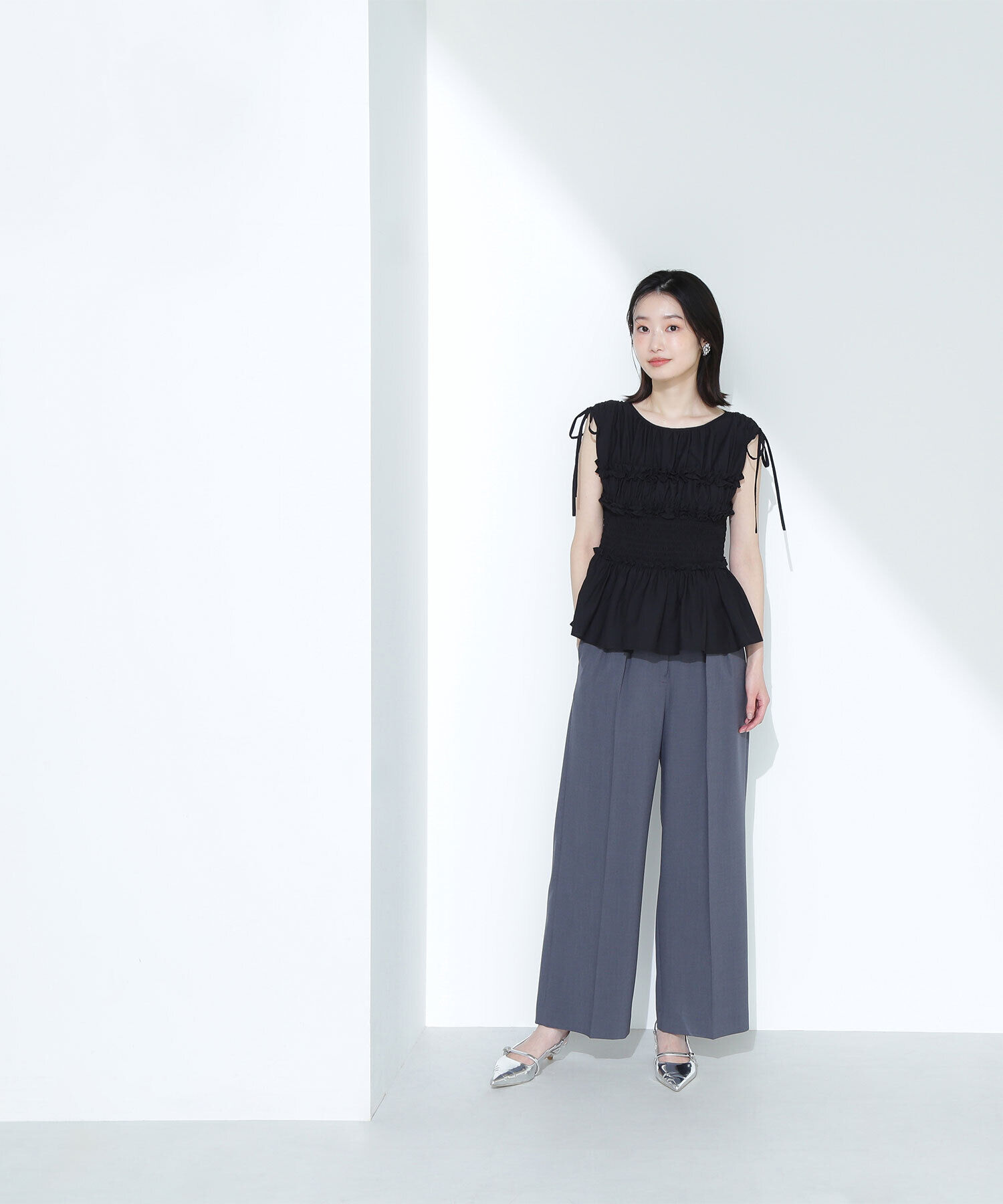  「マニッシュパンツシリーズ ツータックパンツ」|その他|