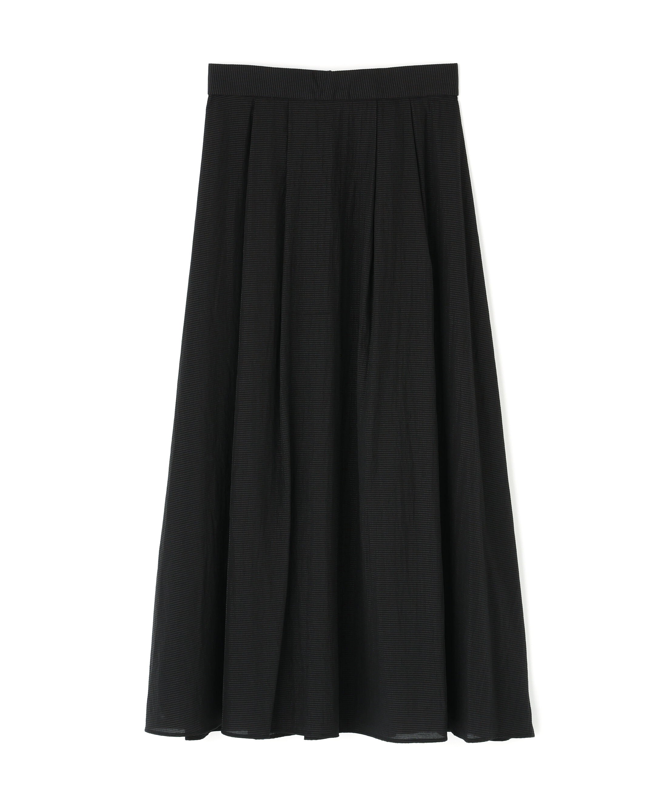  「マイクロギンガムフレアスカート」|スカート|