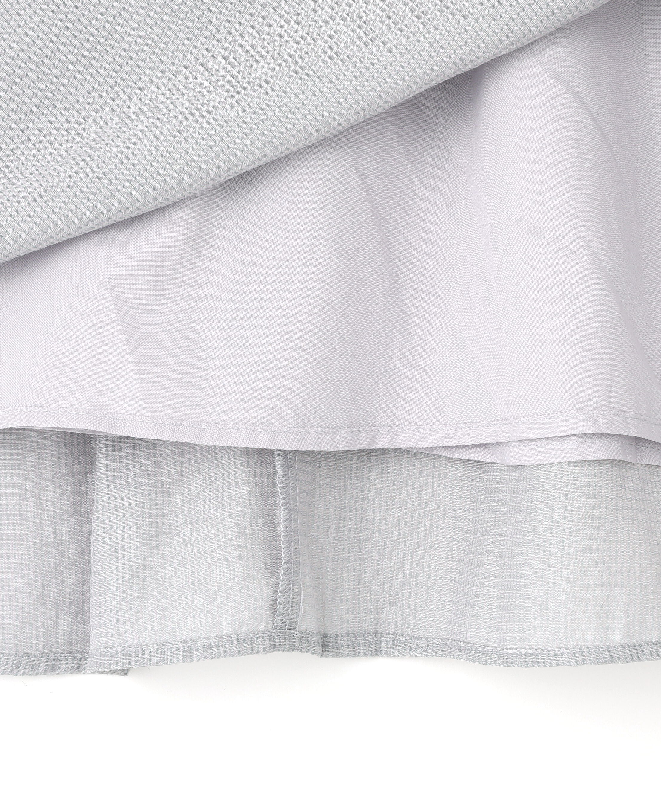  「マイクロギンガムフレアスカート」|スカート|