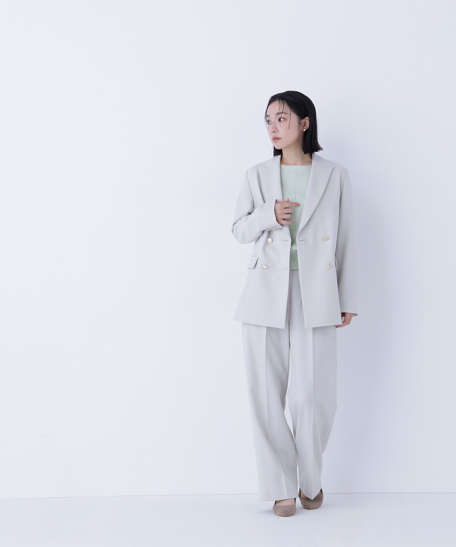  「ダブルブレスト  SETUP パンツ」|その他|