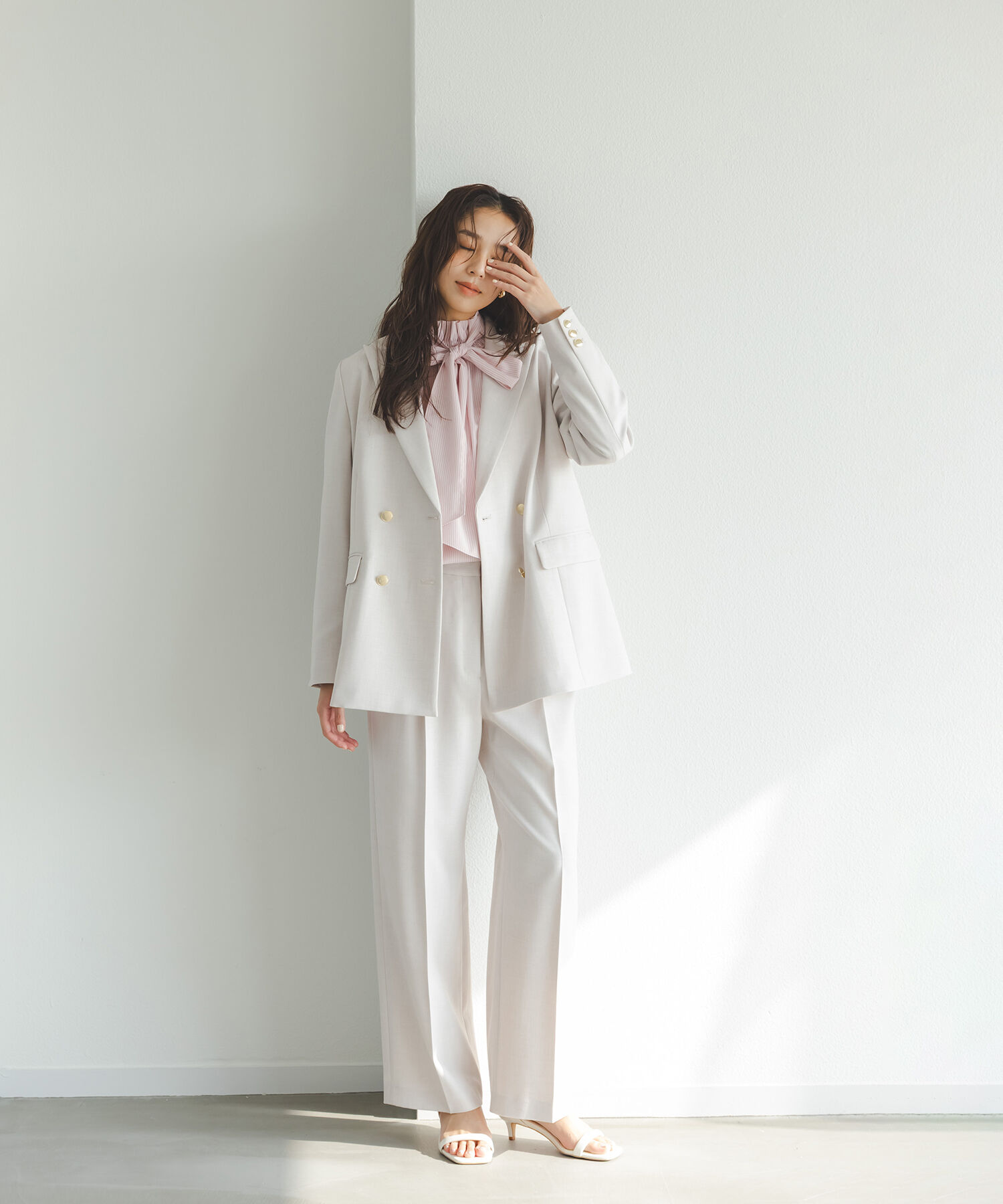  「ダブルブレスト  SETUP パンツ」|その他|