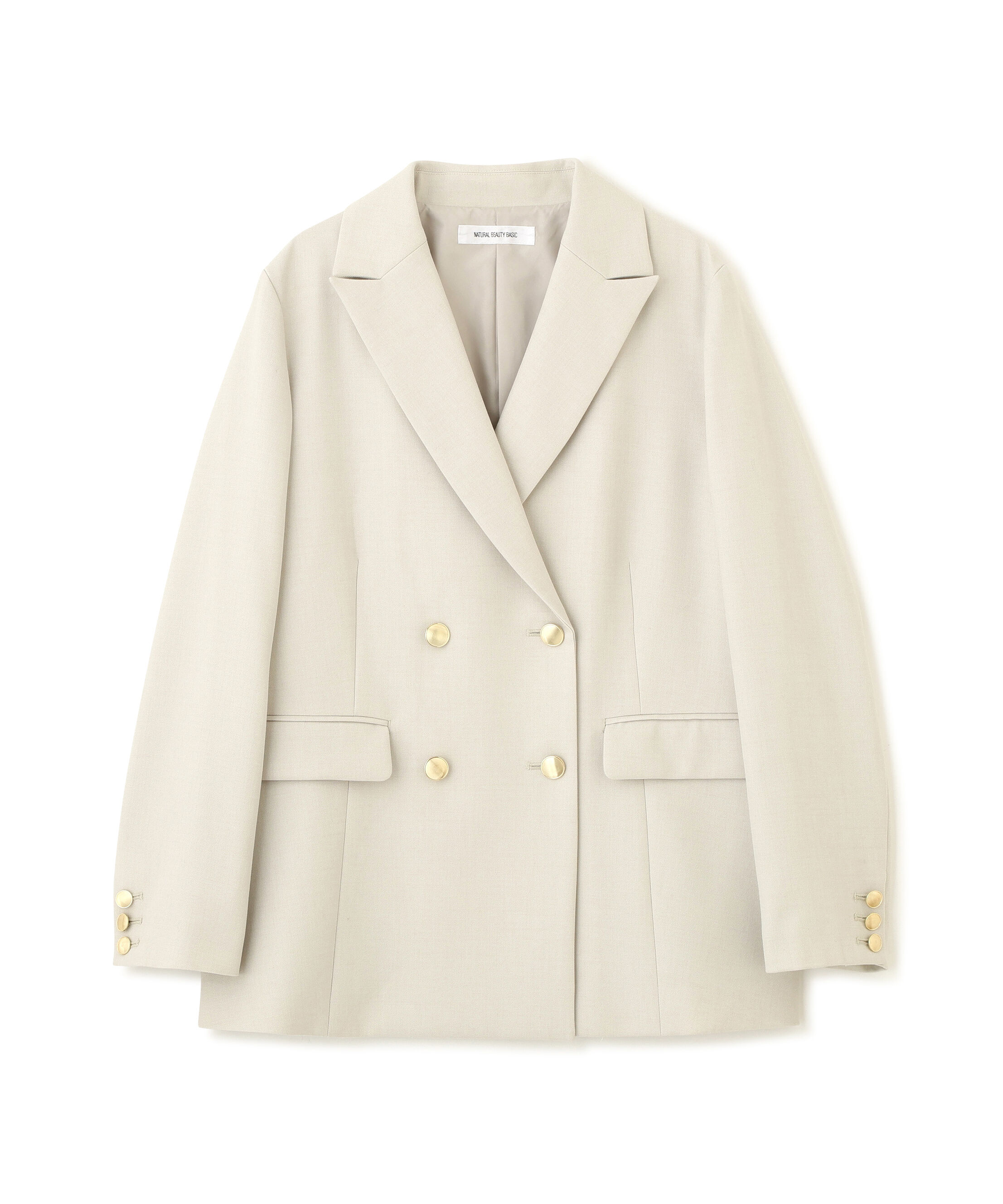  「ダブルブレスト  SETUP ボクシージャケット」|ブルゾン・スタジャン|