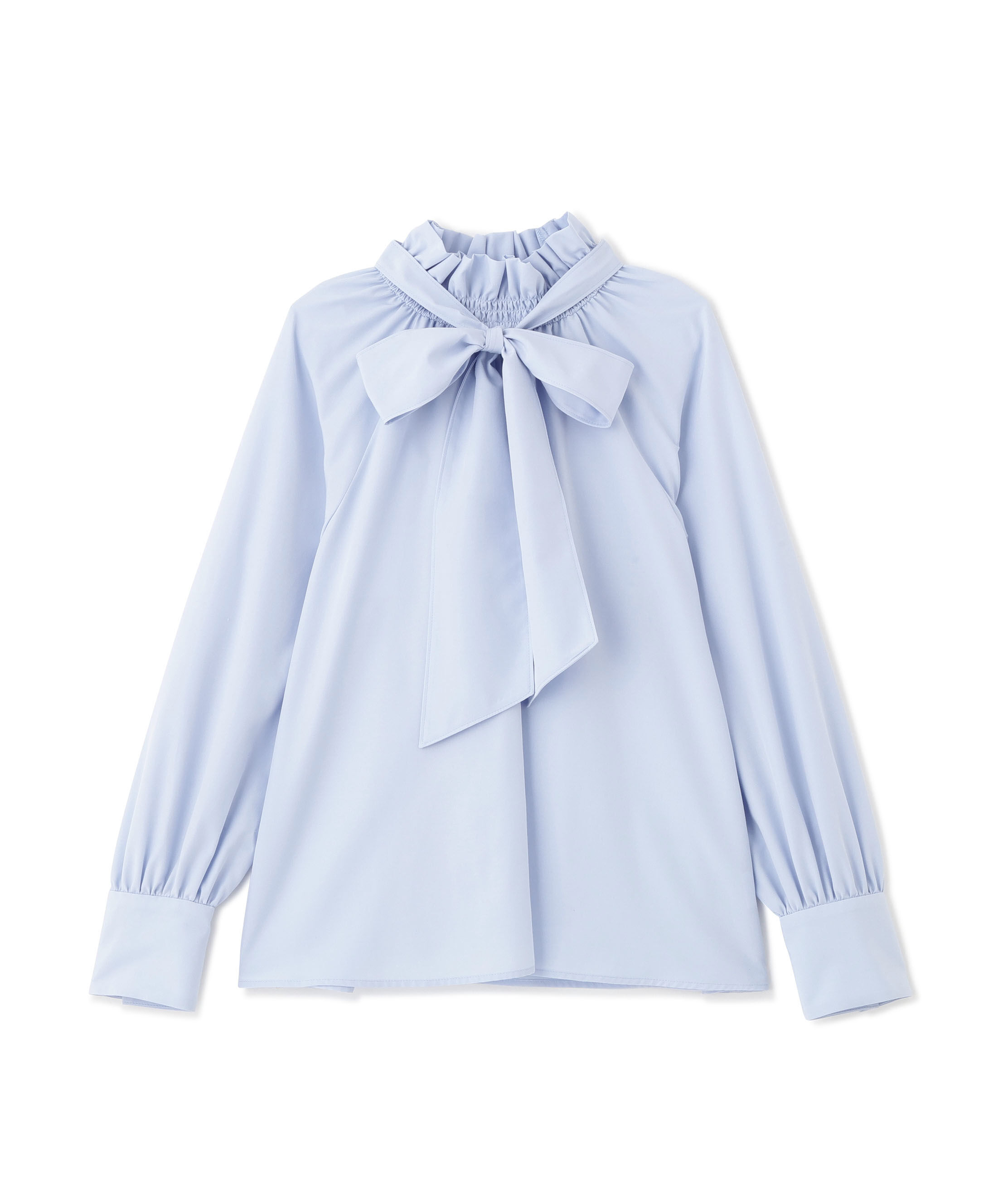  「ハイネックリボンボウブラウス」|シャツ・ブラウス|