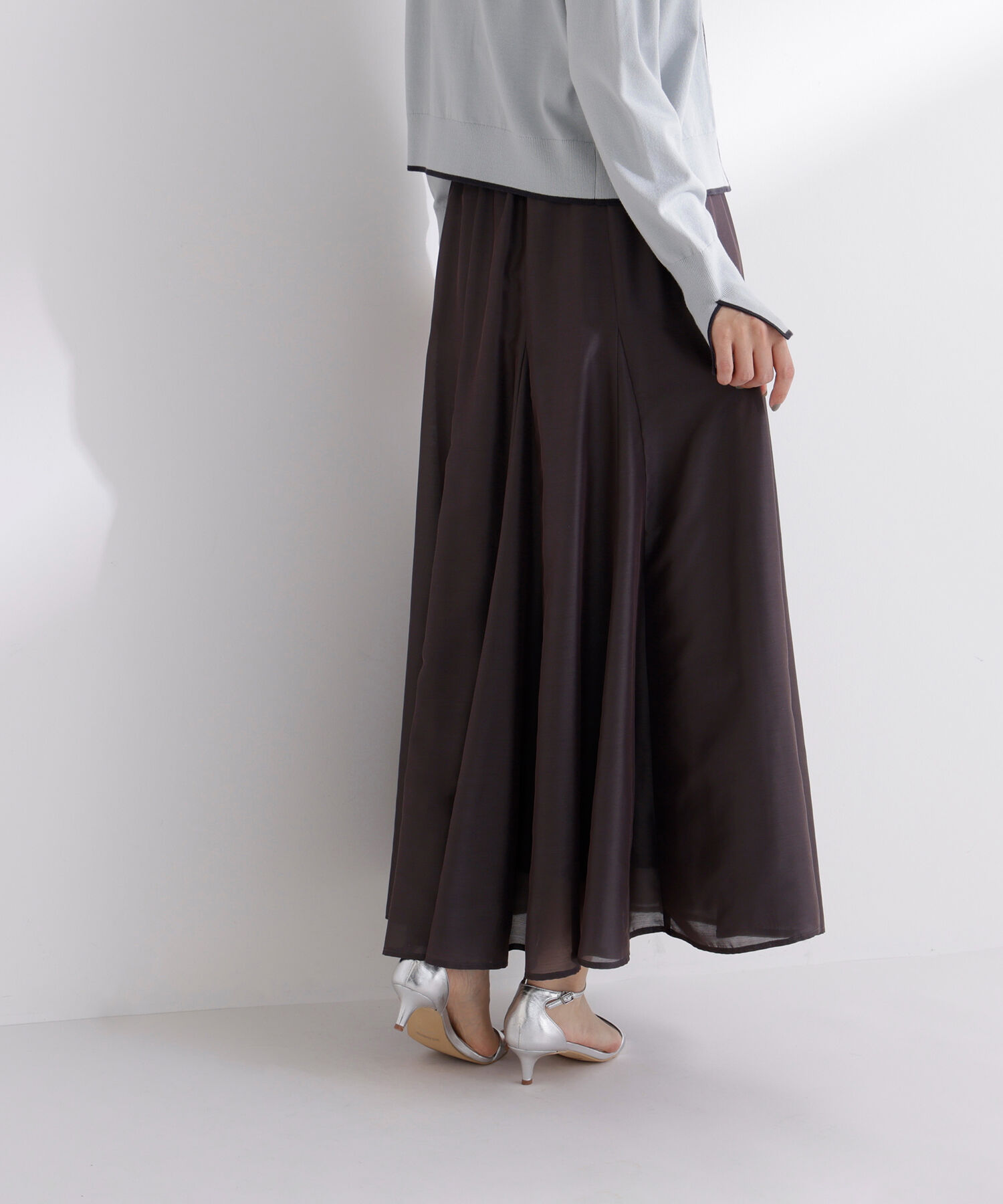  「シャイニーシアーボイルスカート」|スカート|