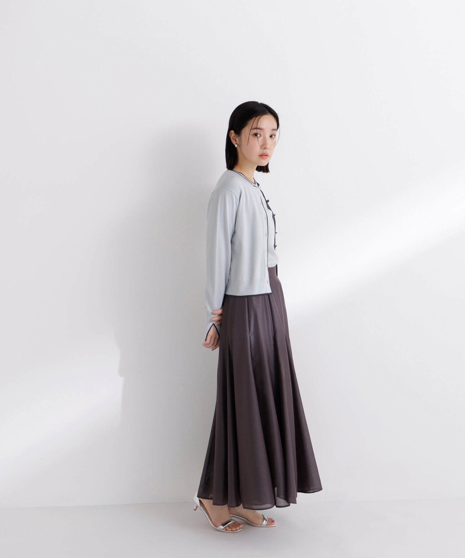  「シャイニーシアーボイルスカート」|スカート|