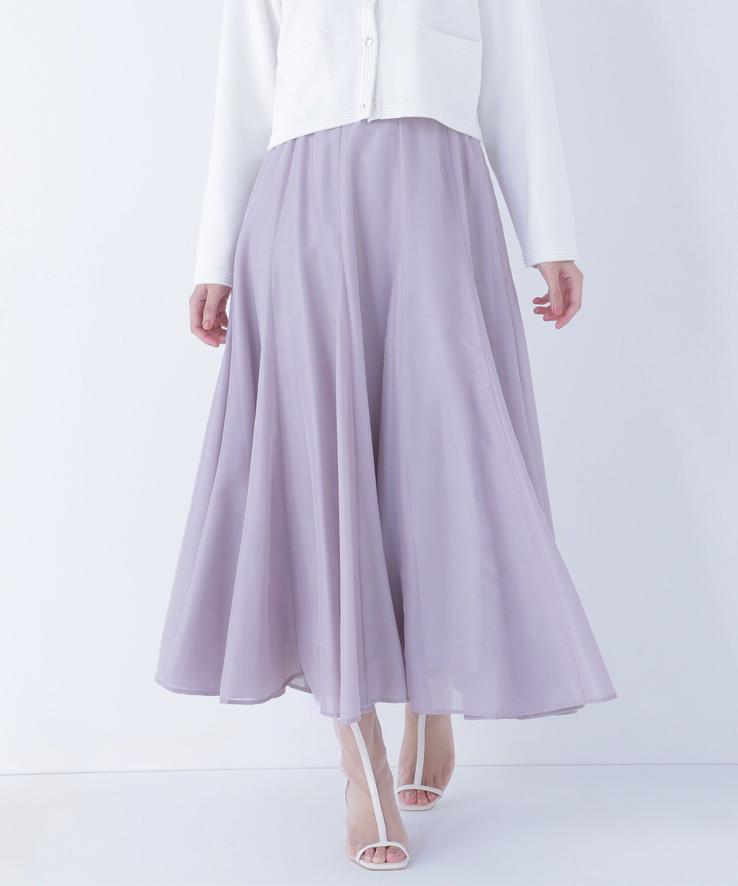  「シャイニーシアーボイルスカート」|スカート|