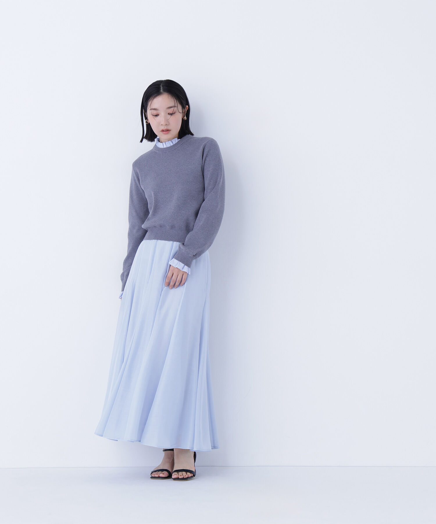  「シャイニーシアーボイルスカート」|スカート|