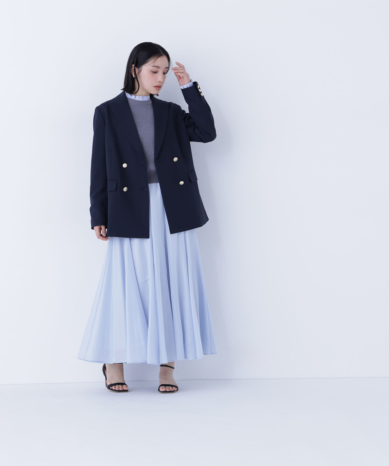  「シャイニーシアーボイルスカート」|スカート|