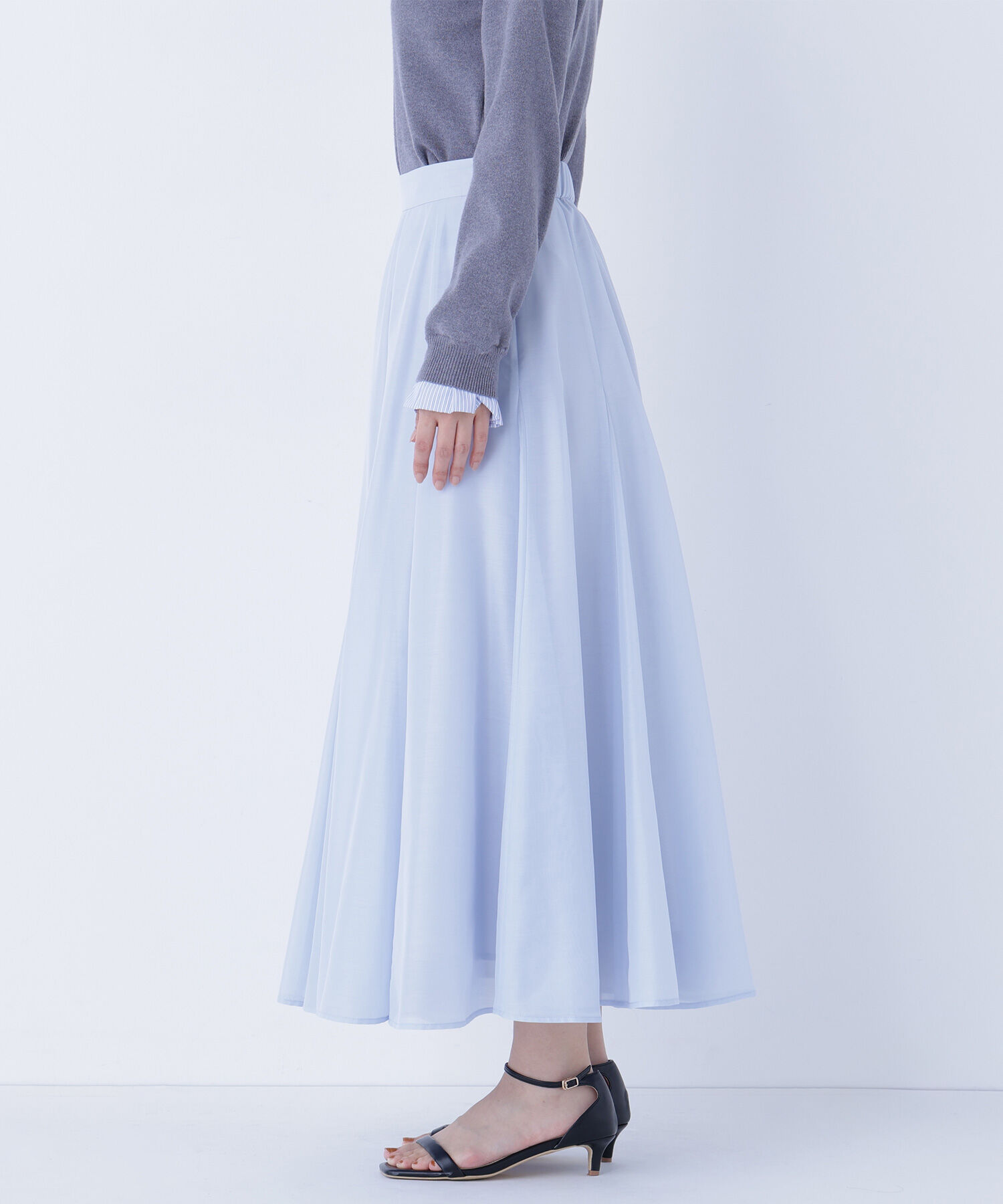  「シャイニーシアーボイルスカート」|スカート|