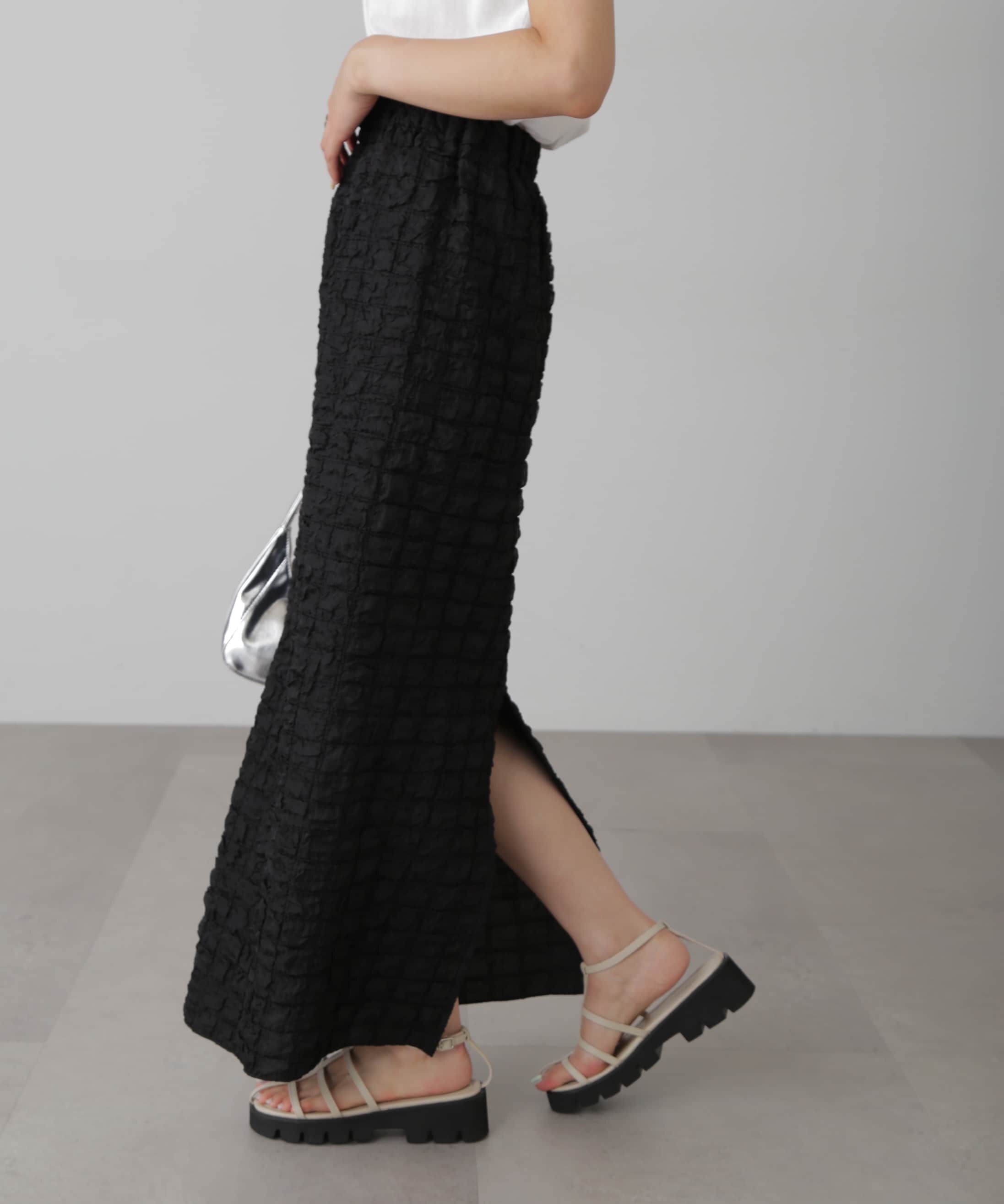  「ぽこぽこナロースカート」|スカート|