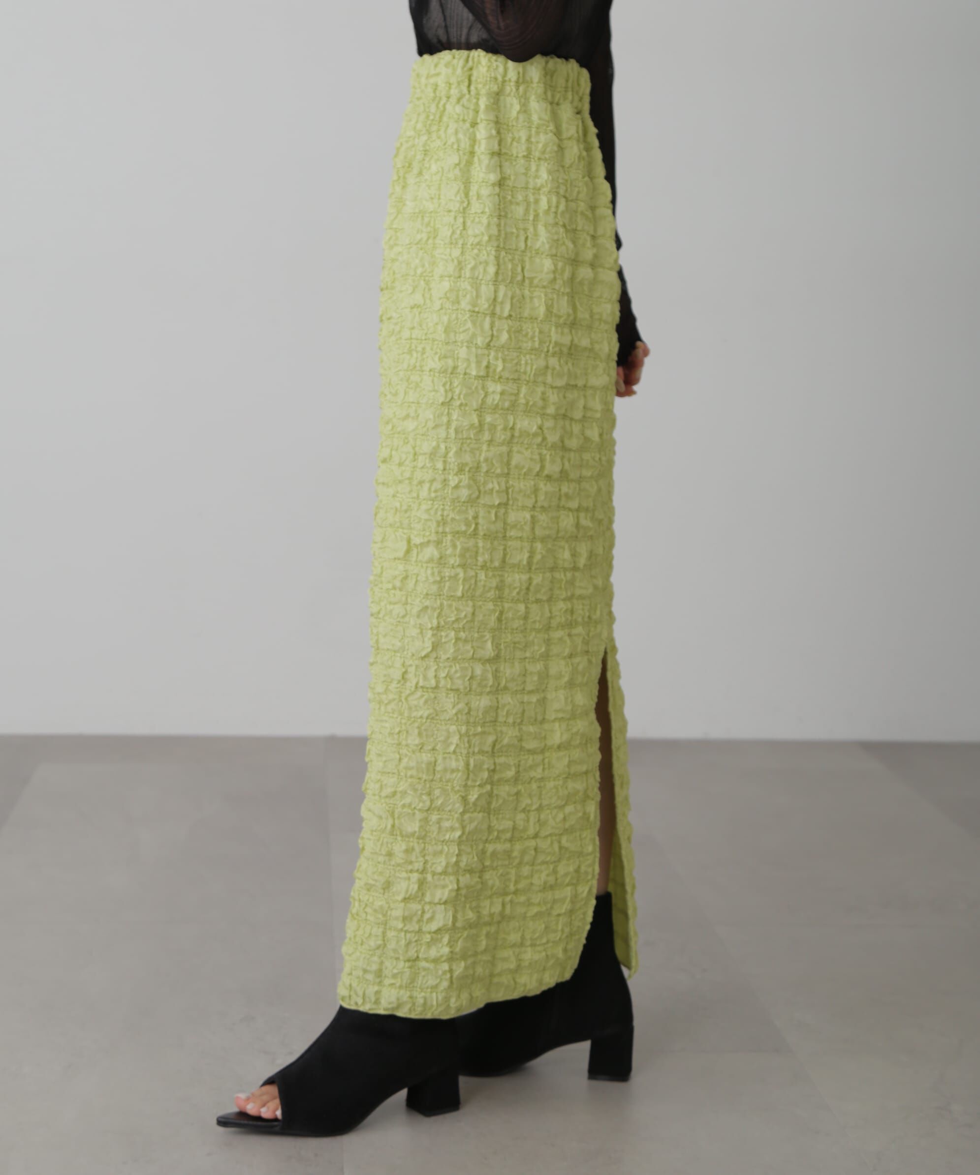  「ぽこぽこナロースカート」|スカート|