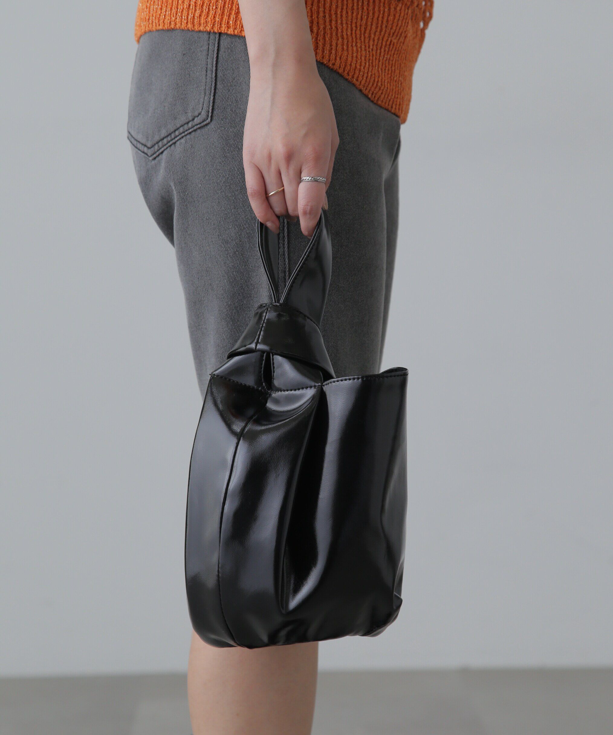  「ワンハンドルバッグ」|その他|ブラック