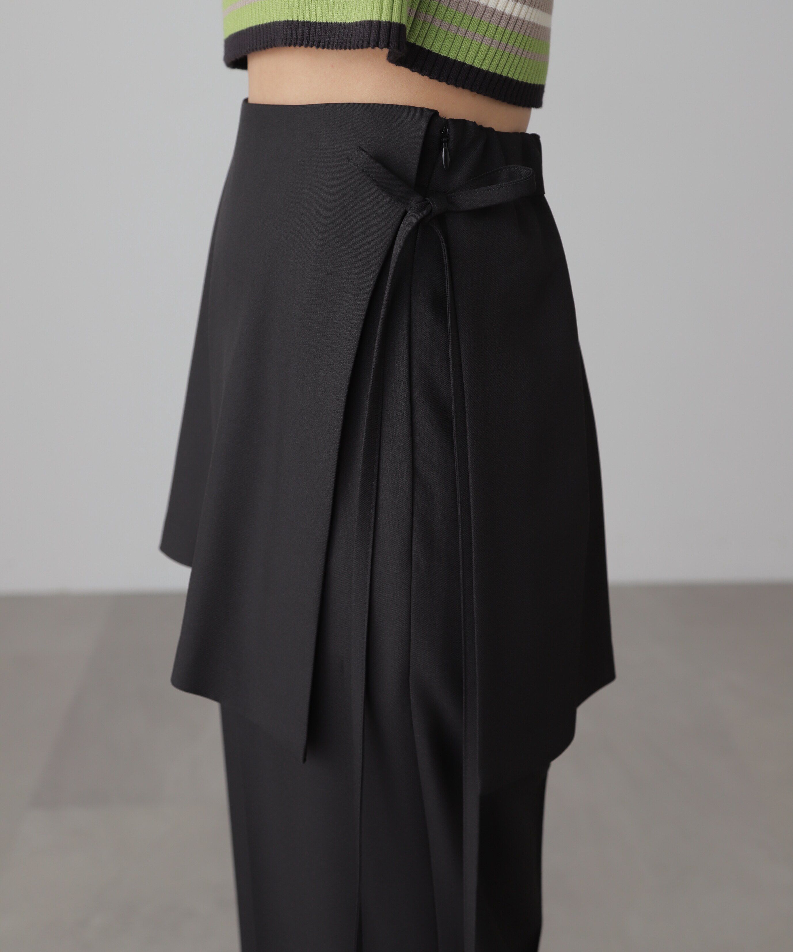  「ミニラップスカートレイヤードパンツ」|その他|