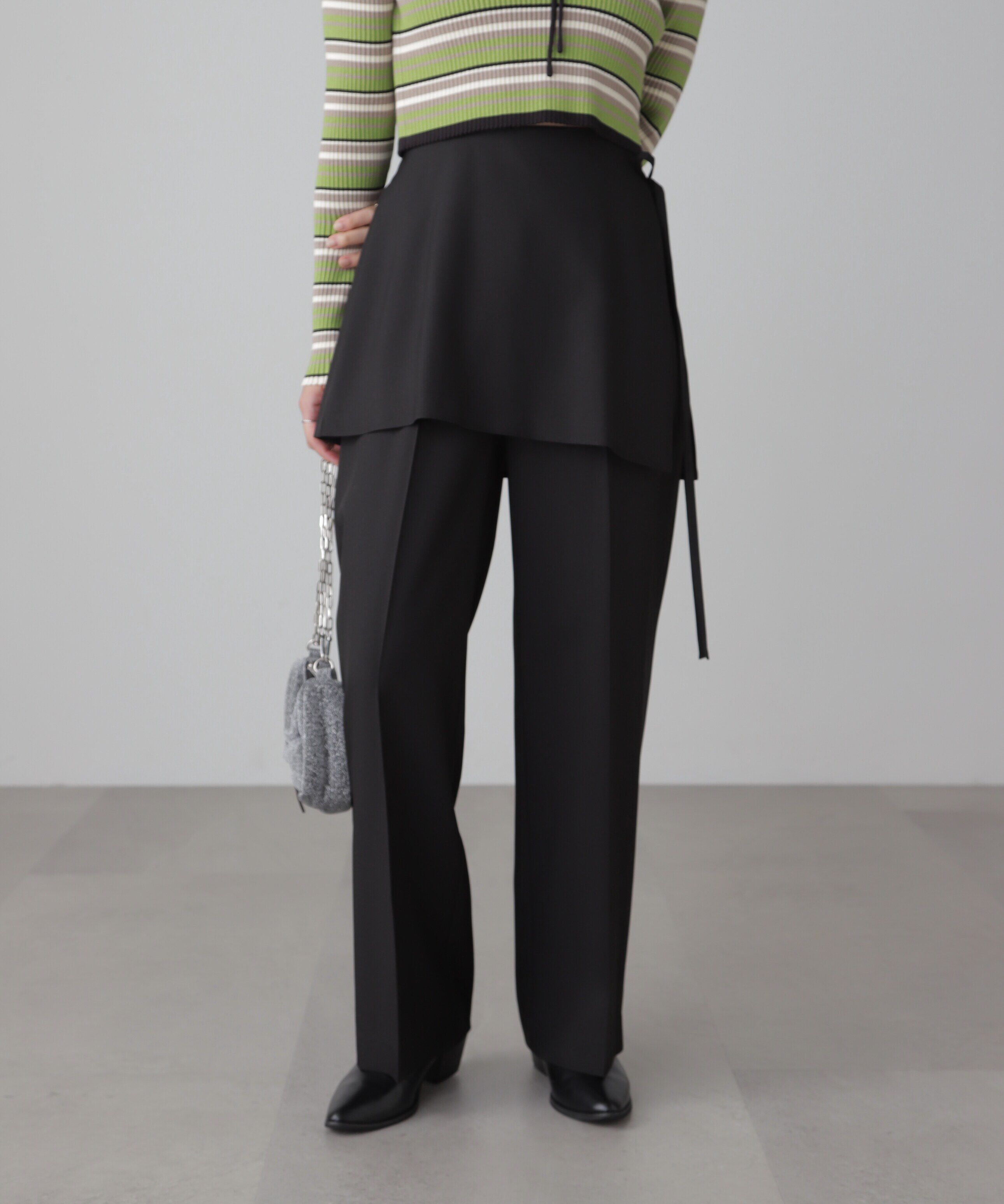  「ミニラップスカートレイヤードパンツ」|その他|